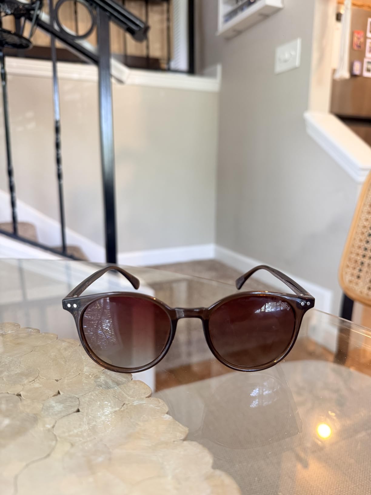 SOJOS Small Round Classic Polarized Sunglasses for Women Men Vintage Style customer photo 1