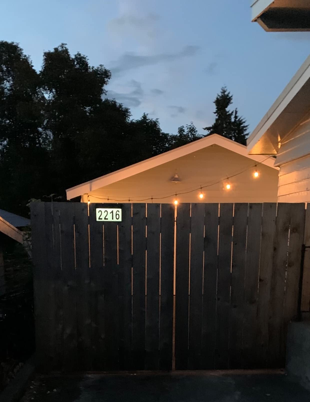 Solar House Numbers Light, T-SUNUS Lighted House Numbers Sign Plaque Address Numbers for Houses Waterproof LED Solar Powered Address Sign for Houses Mailbox Street Yard customer photo 1