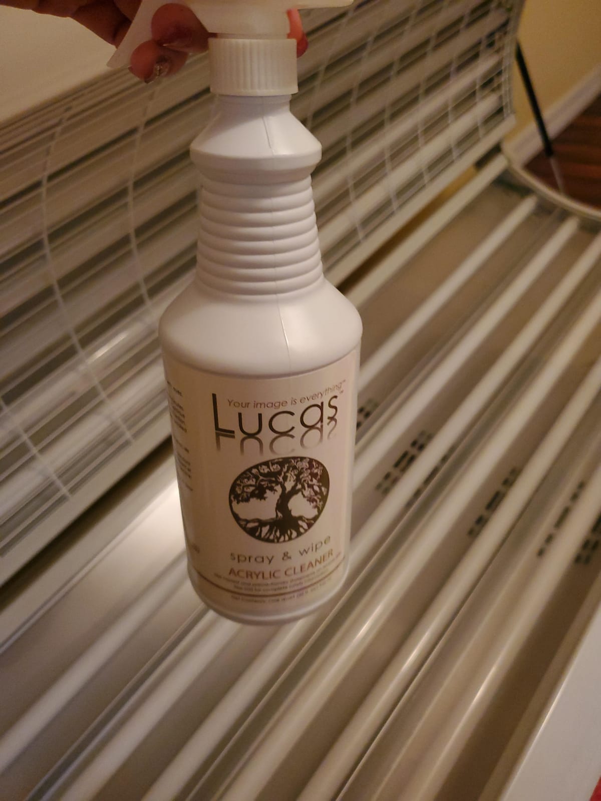Lucas Acrylic Plastic Cleaner Spray Streak Free Tanning Bed Cleaner customer photo 1