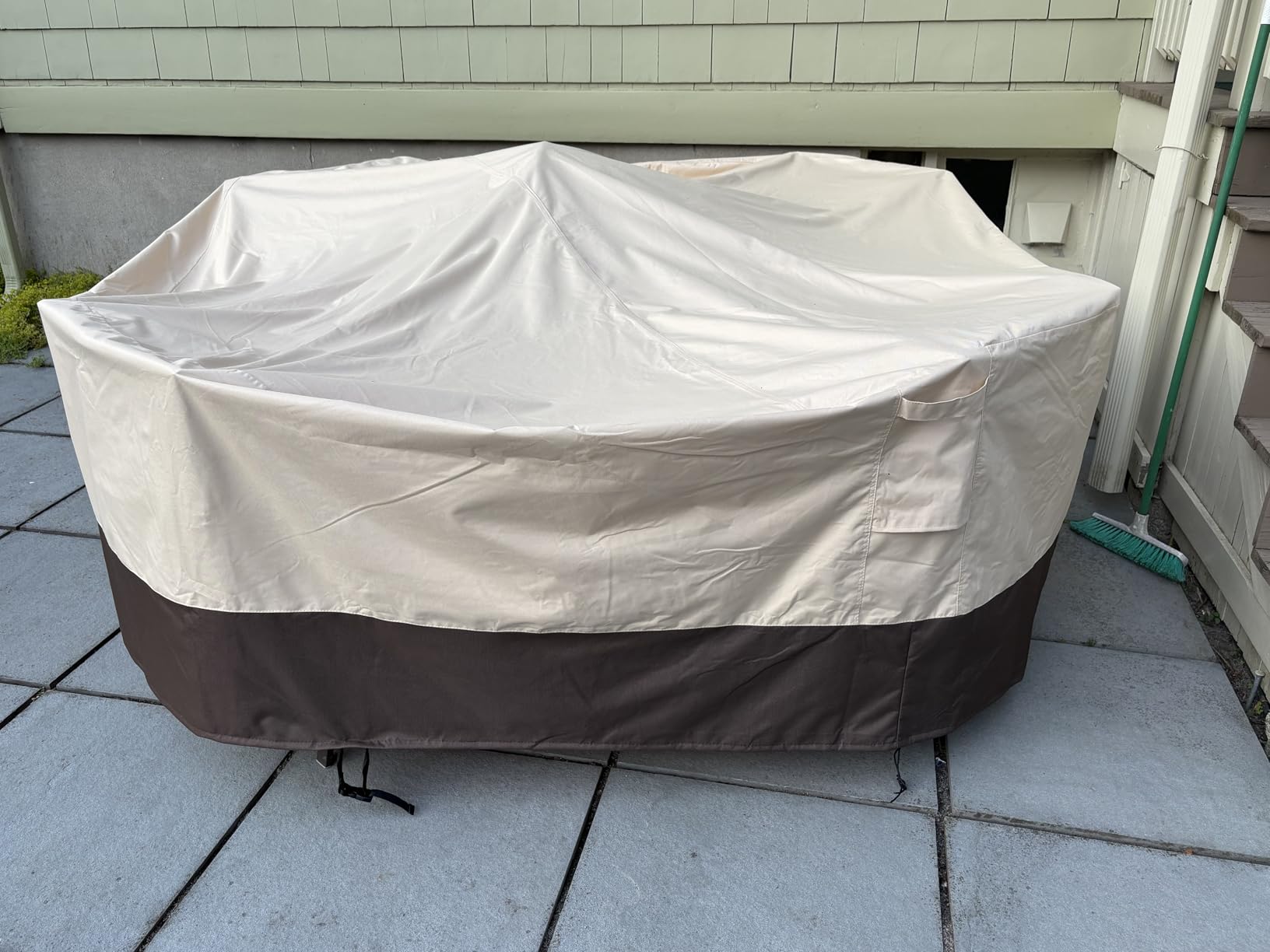Vailge Patio Outdoor Furniture Covers Waterproof, Round Outdoor Table Cover customer photo 1