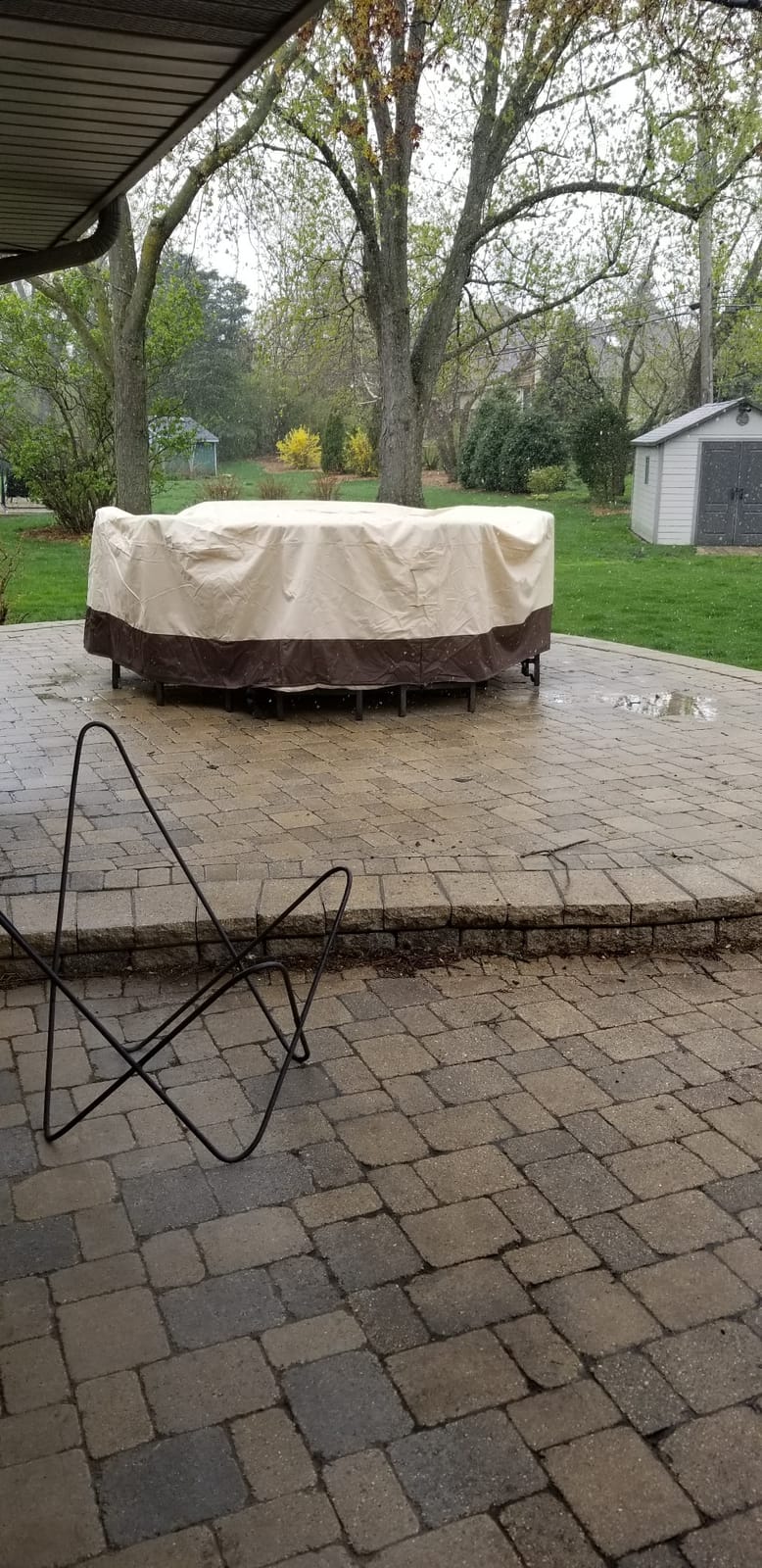 Vailge Patio Outdoor Furniture Covers Waterproof, Round Outdoor Table Cover customer photo 2