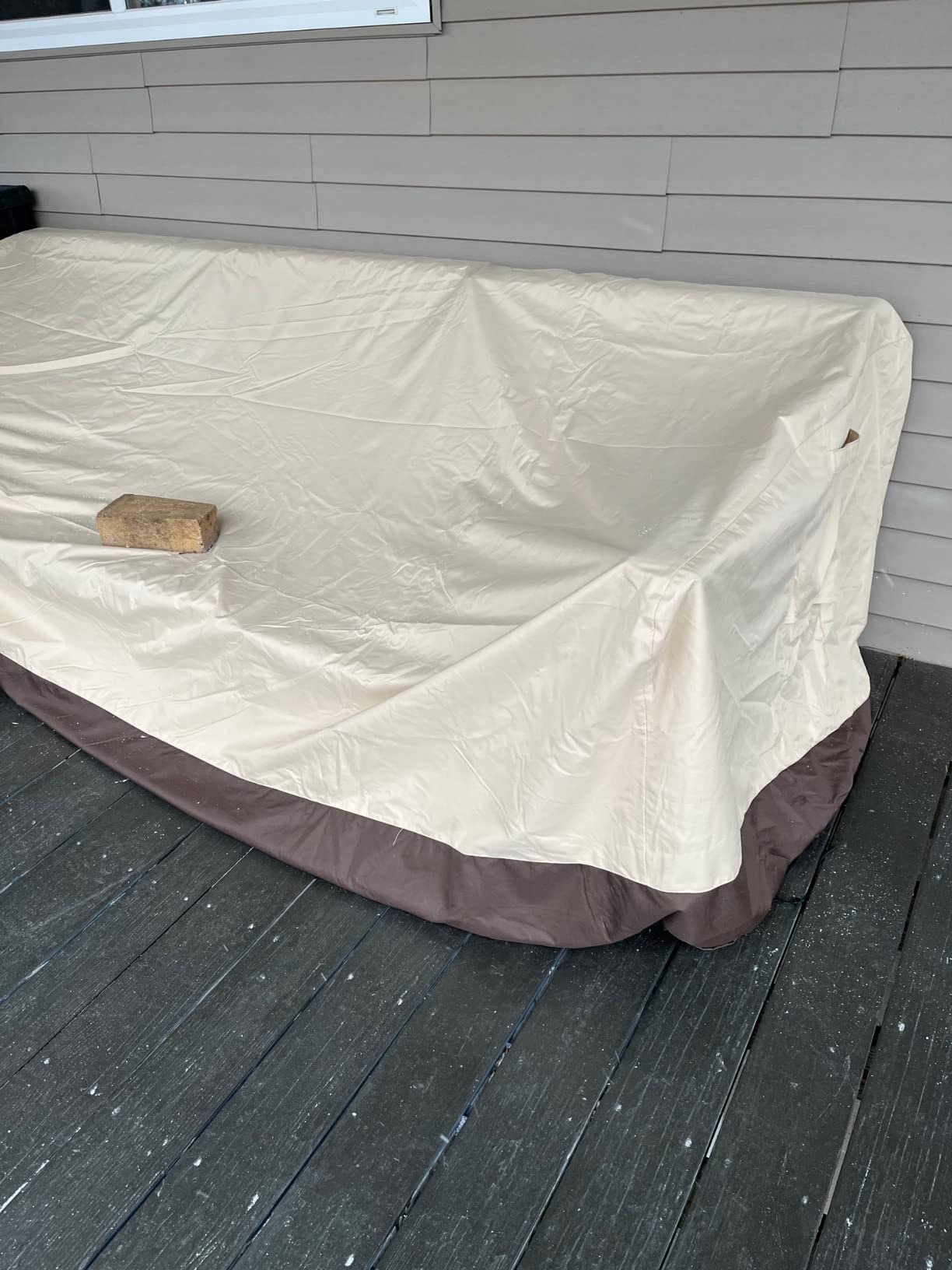 Vailge Patio Sofa Cover 3-Seater & Outdoor Couch Cover Waterproof customer photo 2
