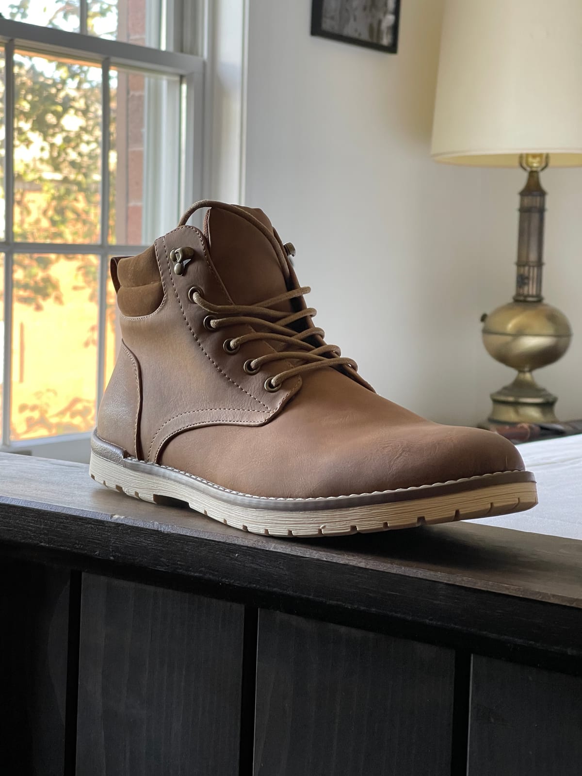 Vostey Men's Hiking Boots Waterproof Casual Chukka Boots for Men customer photo 1