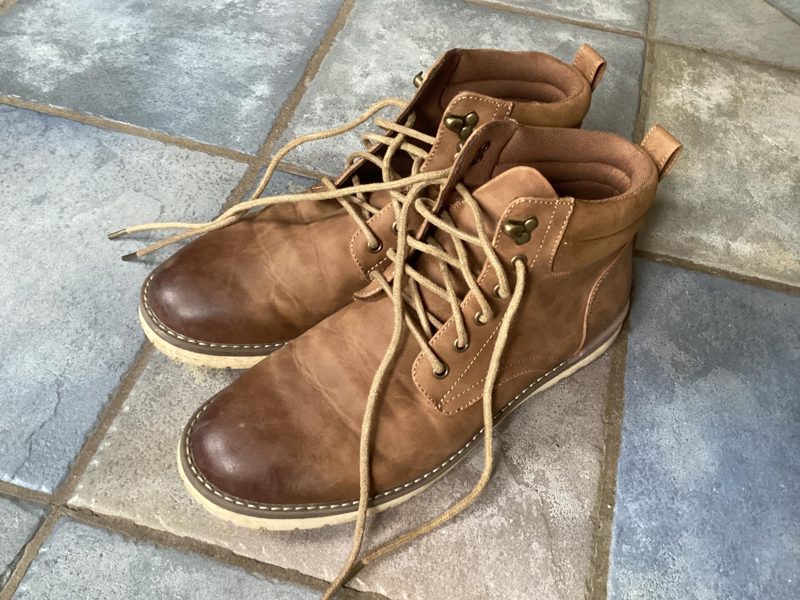 Vostey Men's Hiking Boots Waterproof Casual Chukka Boots for Men customer photo 2