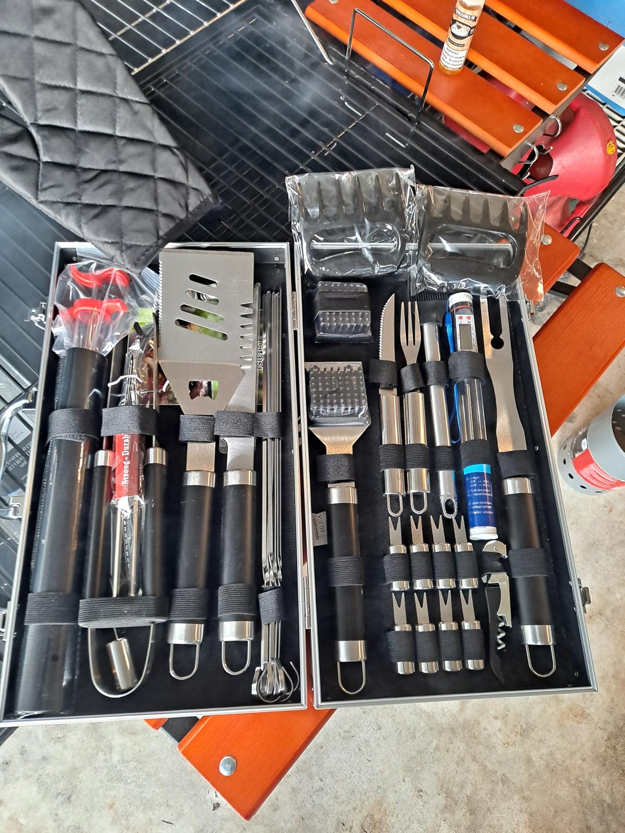 Cifaisi 38Pcs BBQ Tools Grilling Accessories Set with Aluminum Case customer photo 1