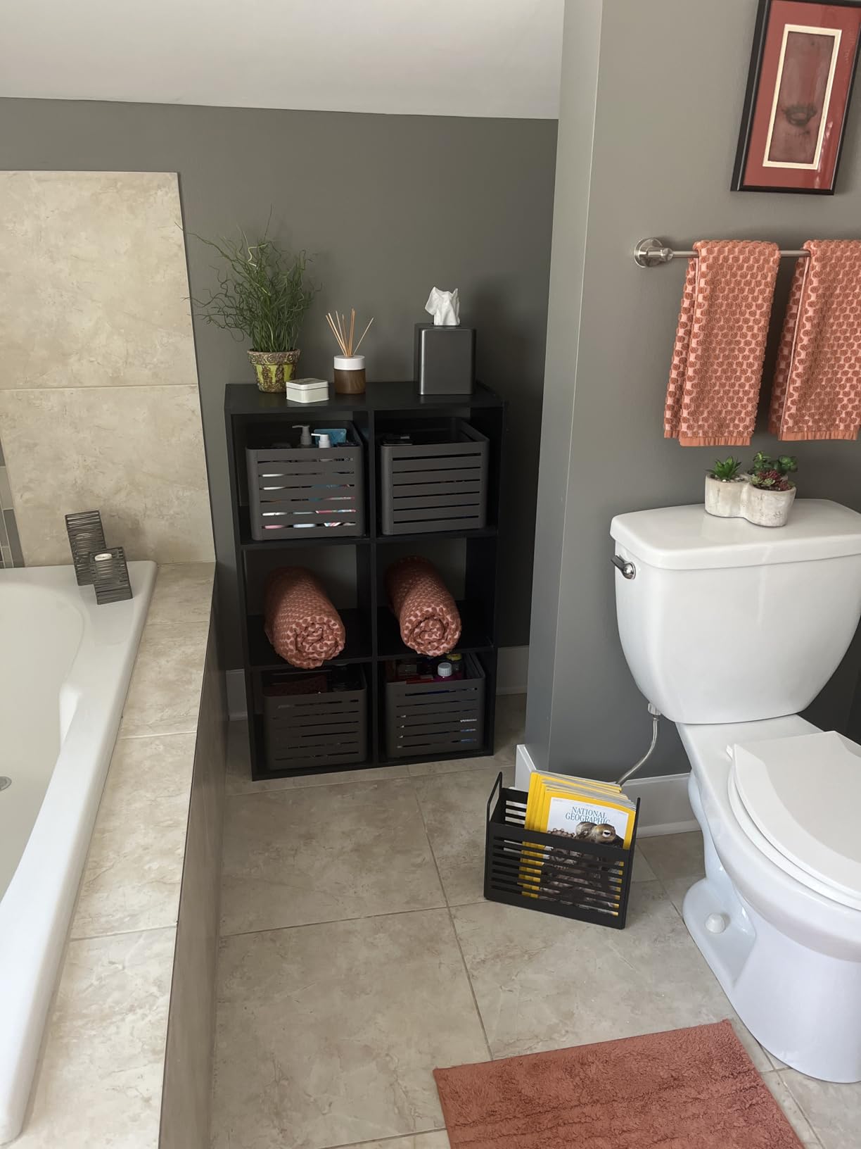 Magazine Rack, Magazine File Holder Mail Organizer Folder Organizer Bin for Magazines, Books, Newspapers, Tablets in Home, Office, Black customer photo 1