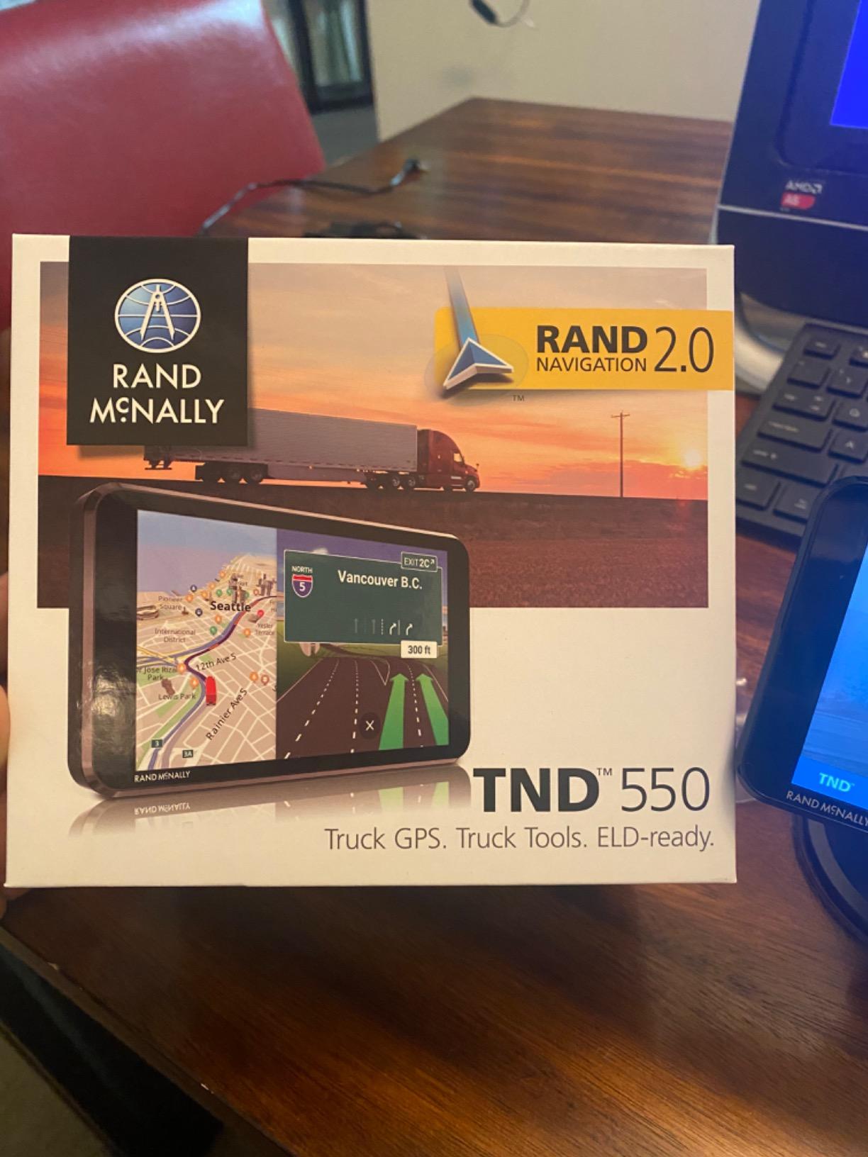 Rand McNally TND 550 5-inch GPS Truck Navigator with Industry's Best Custom Trucking Routes, Rand Navigation 2.0, Download 2025 Maps customer photo 2