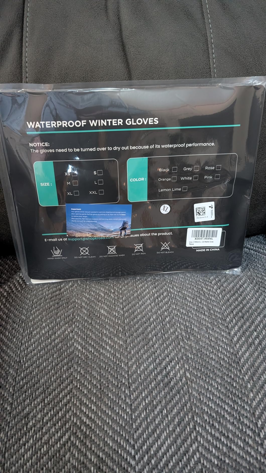 TRENDOUX Winter Gloves for Men Warm: 3M Thinsulate -20℉ Windproof Waterproof Ski Women Glove with Touchscreen Thermal Lining Anti-Slip for Work Cycling Motorcycle Snowboarding customer photo 1