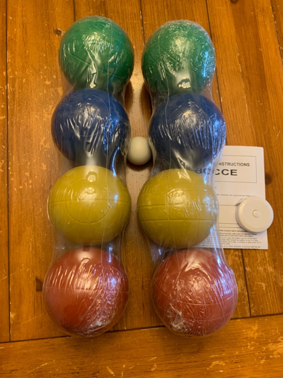 90mm Bocce Ball Set, 8 Premium PE Balls & Pallino Outdoor Game customer photo 1