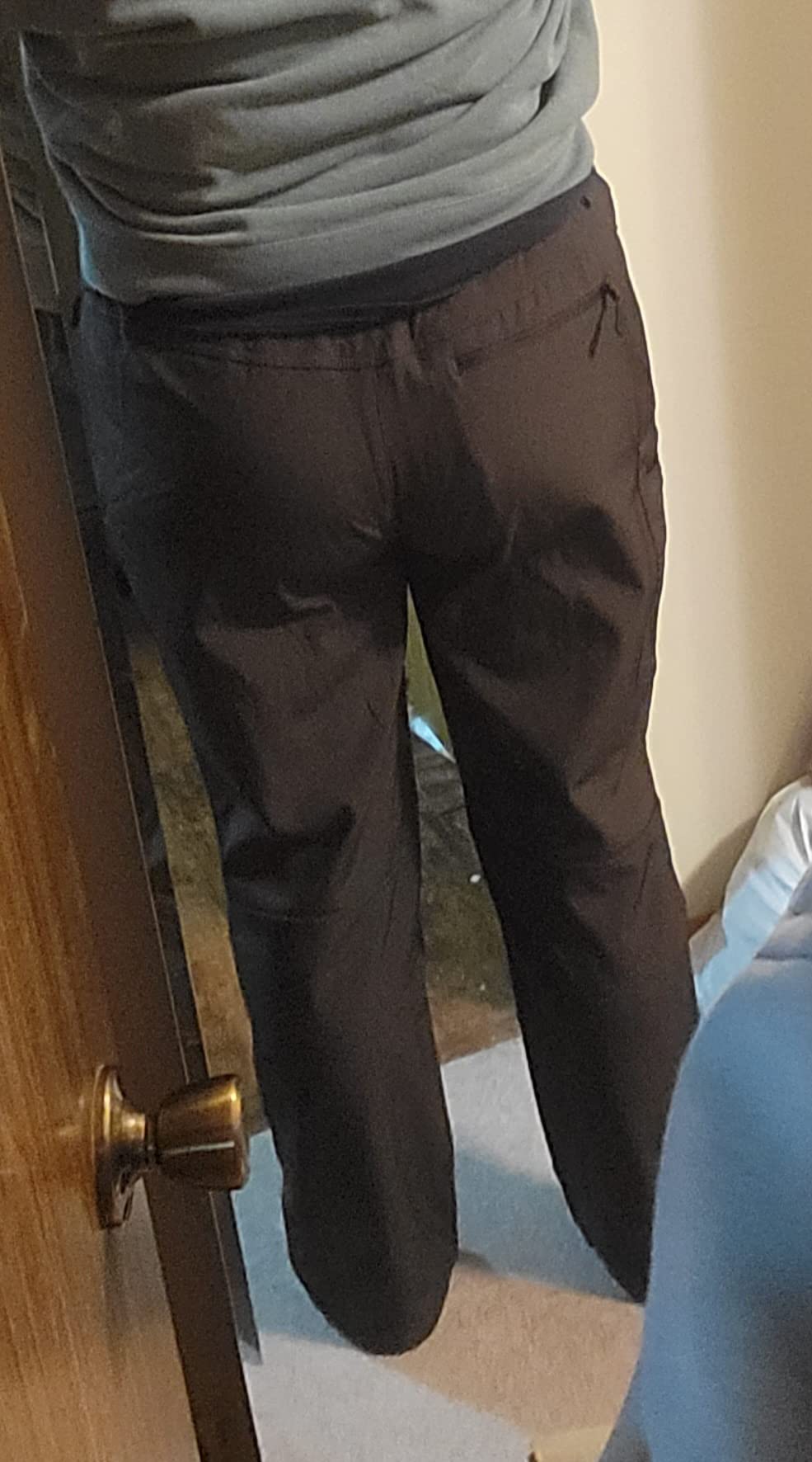 Wespornow Women's Fleece-Lined Hiking Pants: Water Resistant Windproof customer photo 2