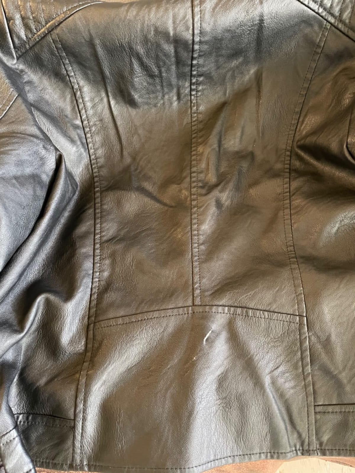 Fahsyee Black Faux Leather Jackets for Women Motorcycle PU Moto Biker Outwear Coat customer photo 1