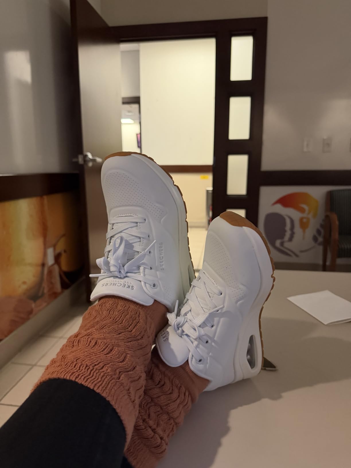 Skechers Women's UNO Stand on Air Sneaker customer photo 2