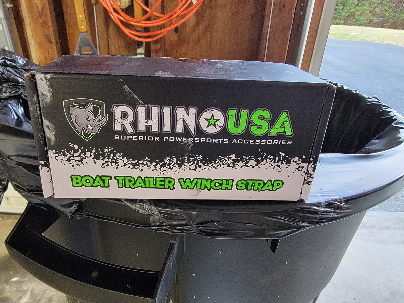 Rhino USA Boat Winch Strap with Hook (2in x 20ft) - 5,016lb Break Strength Replacement Winch Strap with Safety Hook. Compatible with Pontoon, Jet Ski, Fishing Boat & PWC customer photo 2