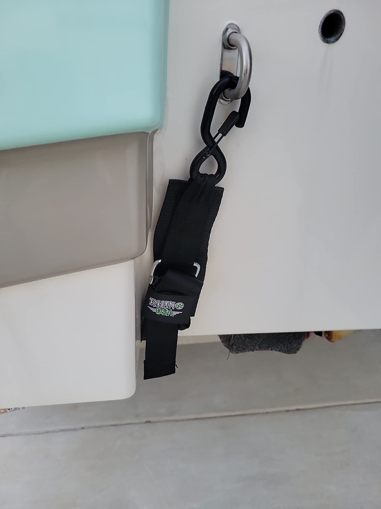 Rhino USA Boat Transom Straps (2-Pack) - Trailer Tie Downs for Boats, 2in x 48in Adjustable Tie Downs to Trailer. For Boat, Jet Ski & Pontoon customer photo 1