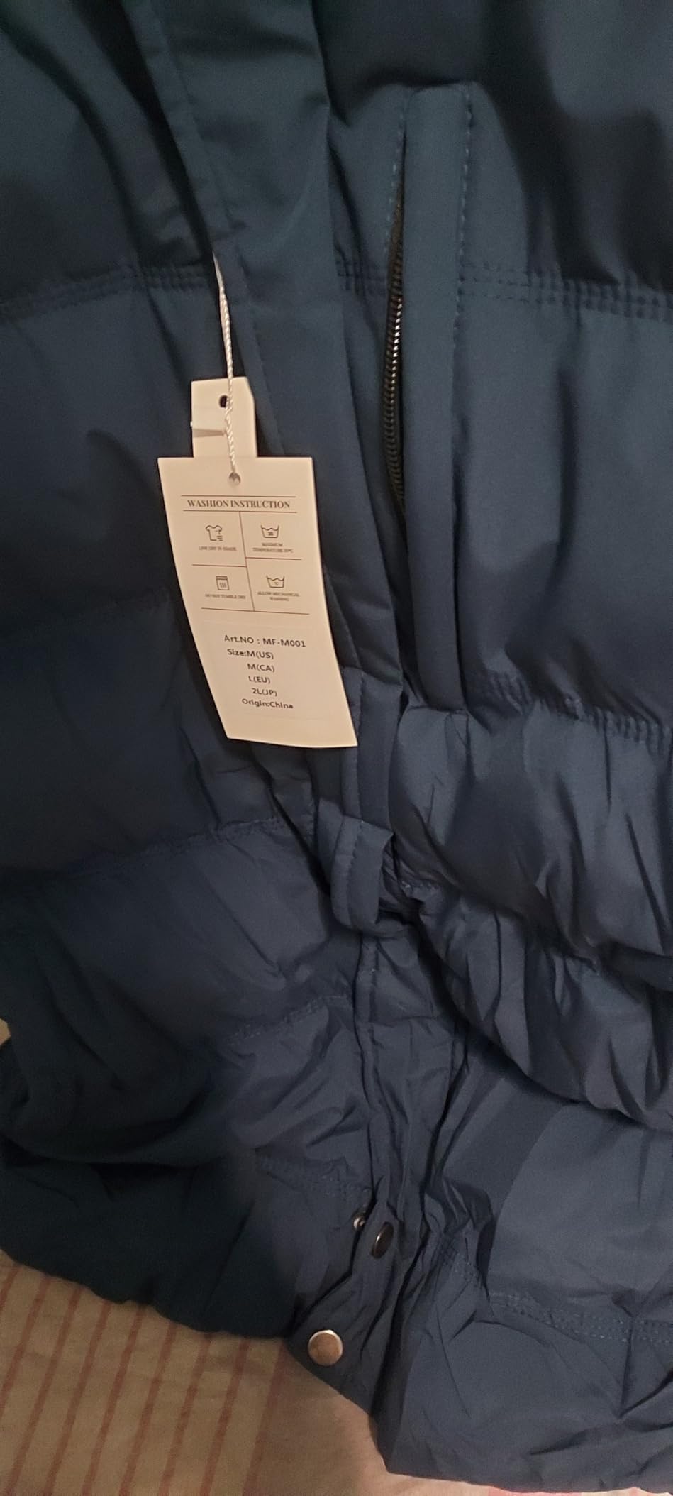 CREATMO US Men's Puffer Jacket Waterproof Winter Parka jacket Warm Thicken Ski Coat customer photo 2