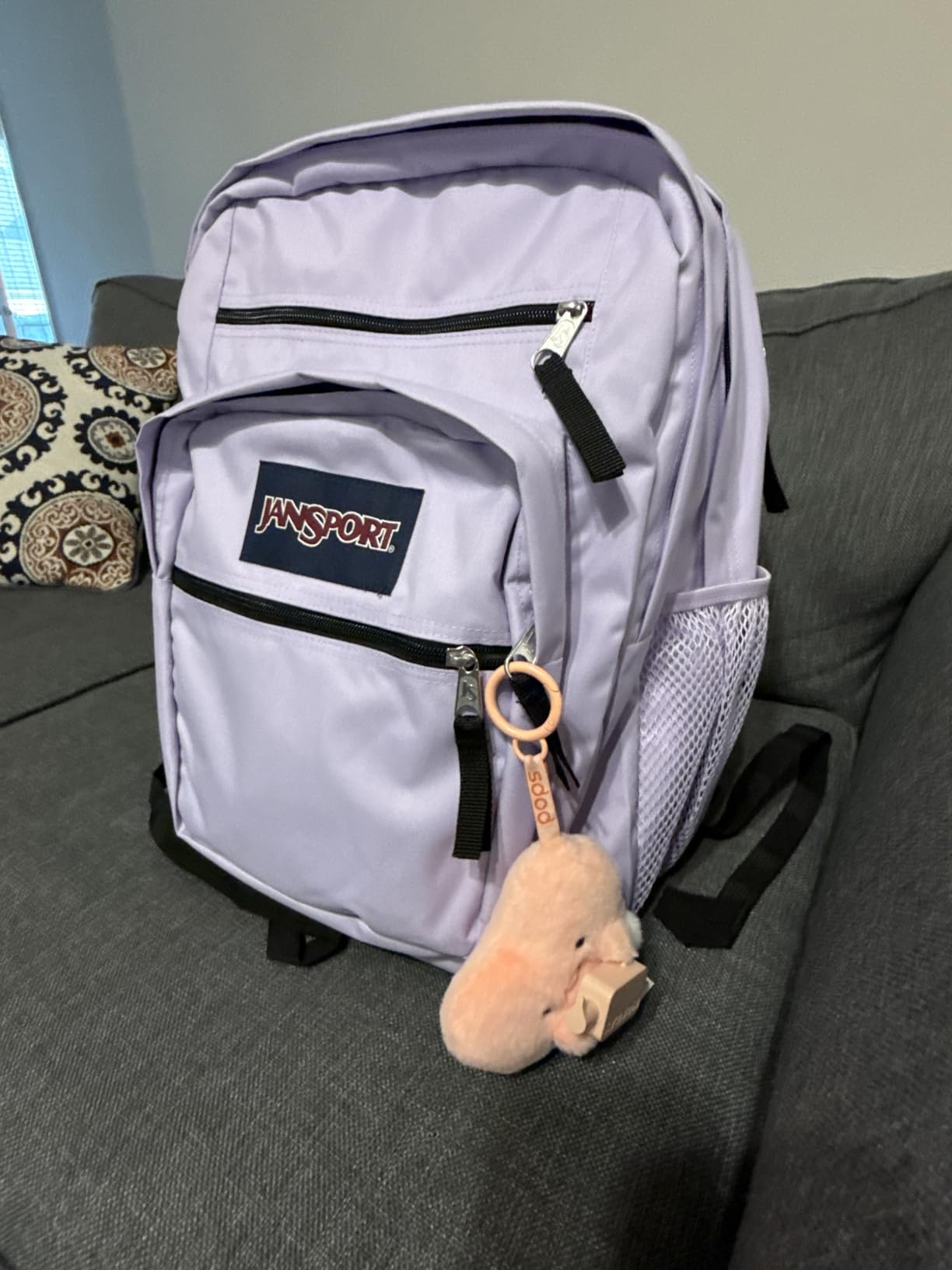 JanSport Laptop Backpack - Computer Bag with 2 Compartments, Ergonomic Shoulder Straps, 15” Laptop Sleeve, Haul Handle - Blue Dusk customer photo 1