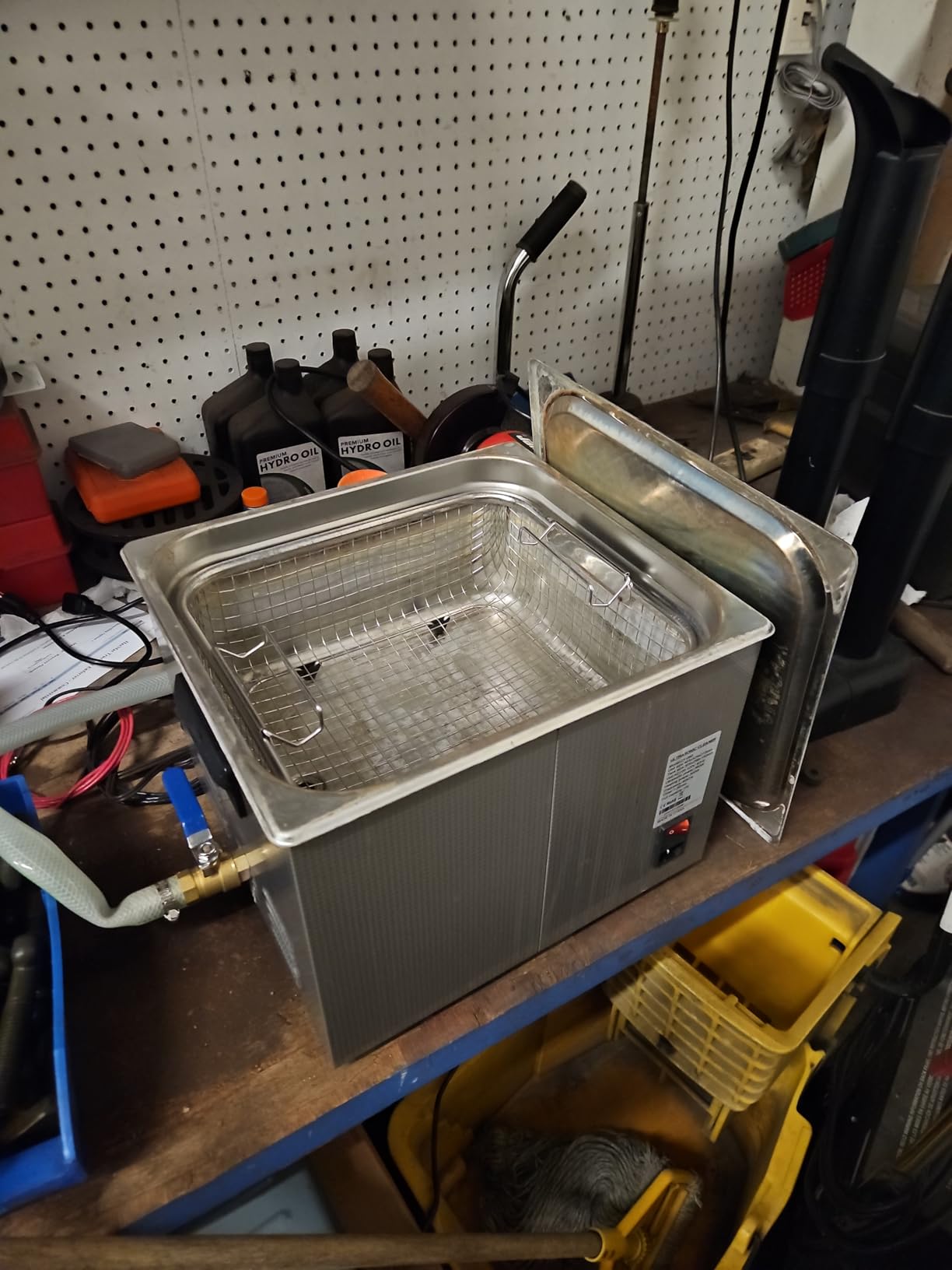 CREWORKS 30L 7.9 Gal Ultrasonic Parts Cleaner - 600W Machine with Knobs customer photo 2