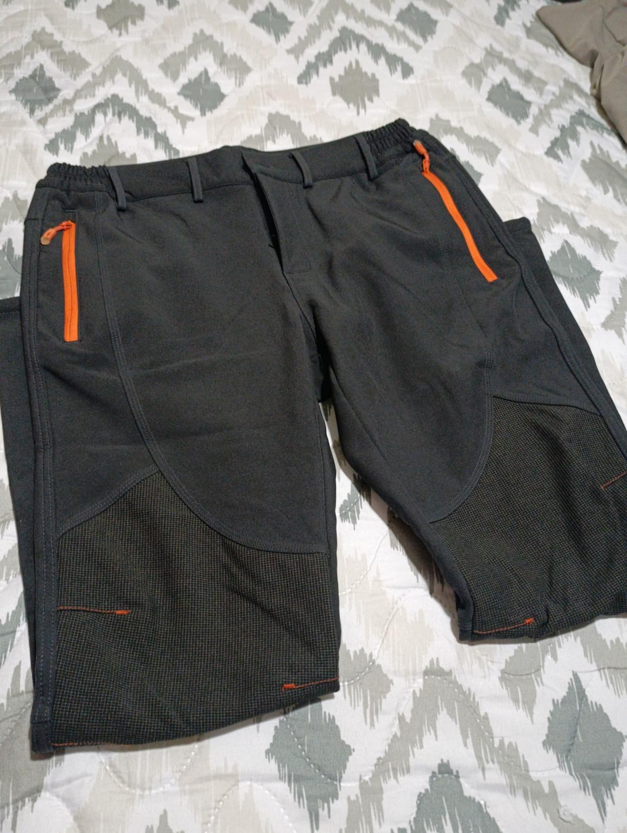 FREE SOLDIER Men's Fleece Lined Pants Softshell Snow Ski Pants customer photo 2