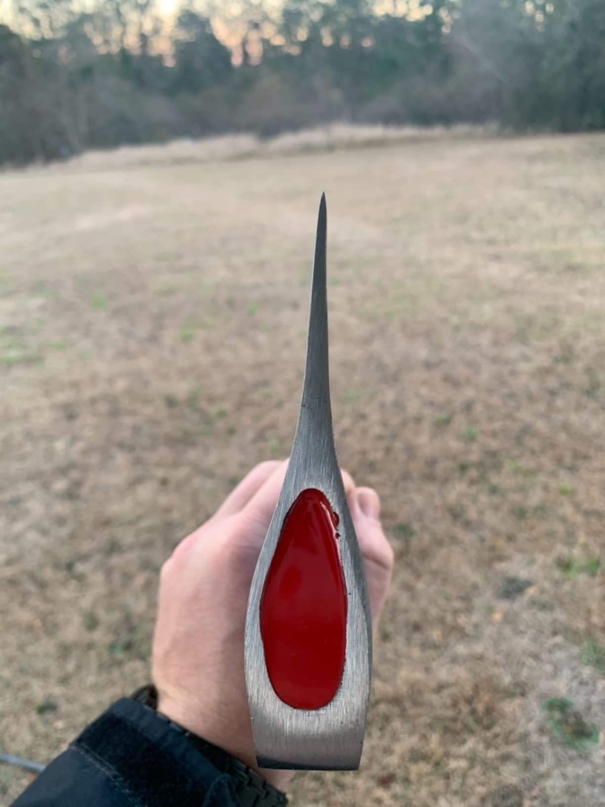 World Axe Throwing League The Spitfire Premium Competition Throwing Axe with Durable Molded Fibreglass Handle customer photo 2