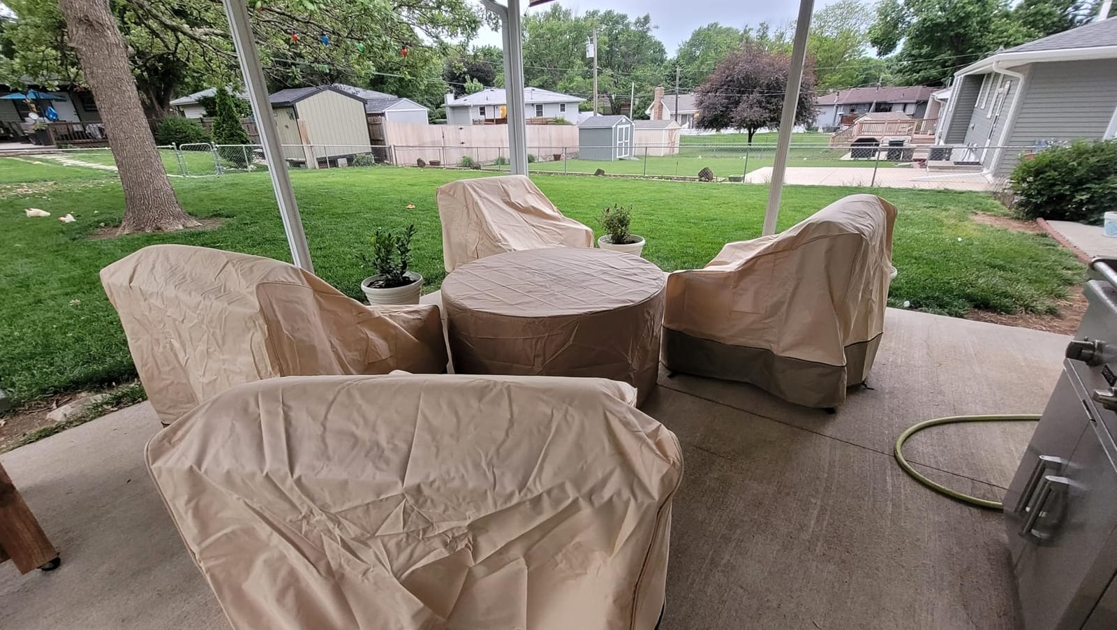COSFLY Patio Furniture Chair Covers Waterproof, 32