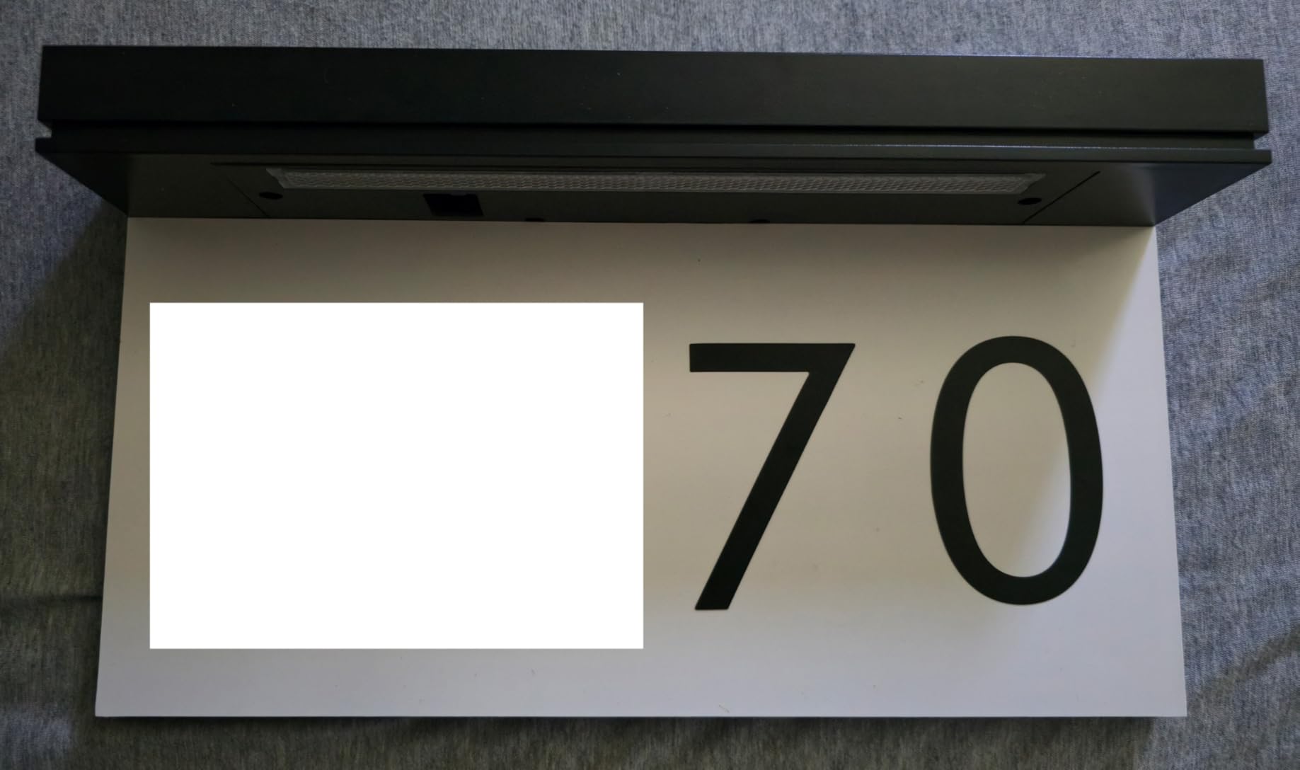 Solar House Numbers for Outside, Address Plaques for House Waterproof | 6000K Daylight White LED Illuminated Address Sign for Home Delivery Visibility customer photo 1