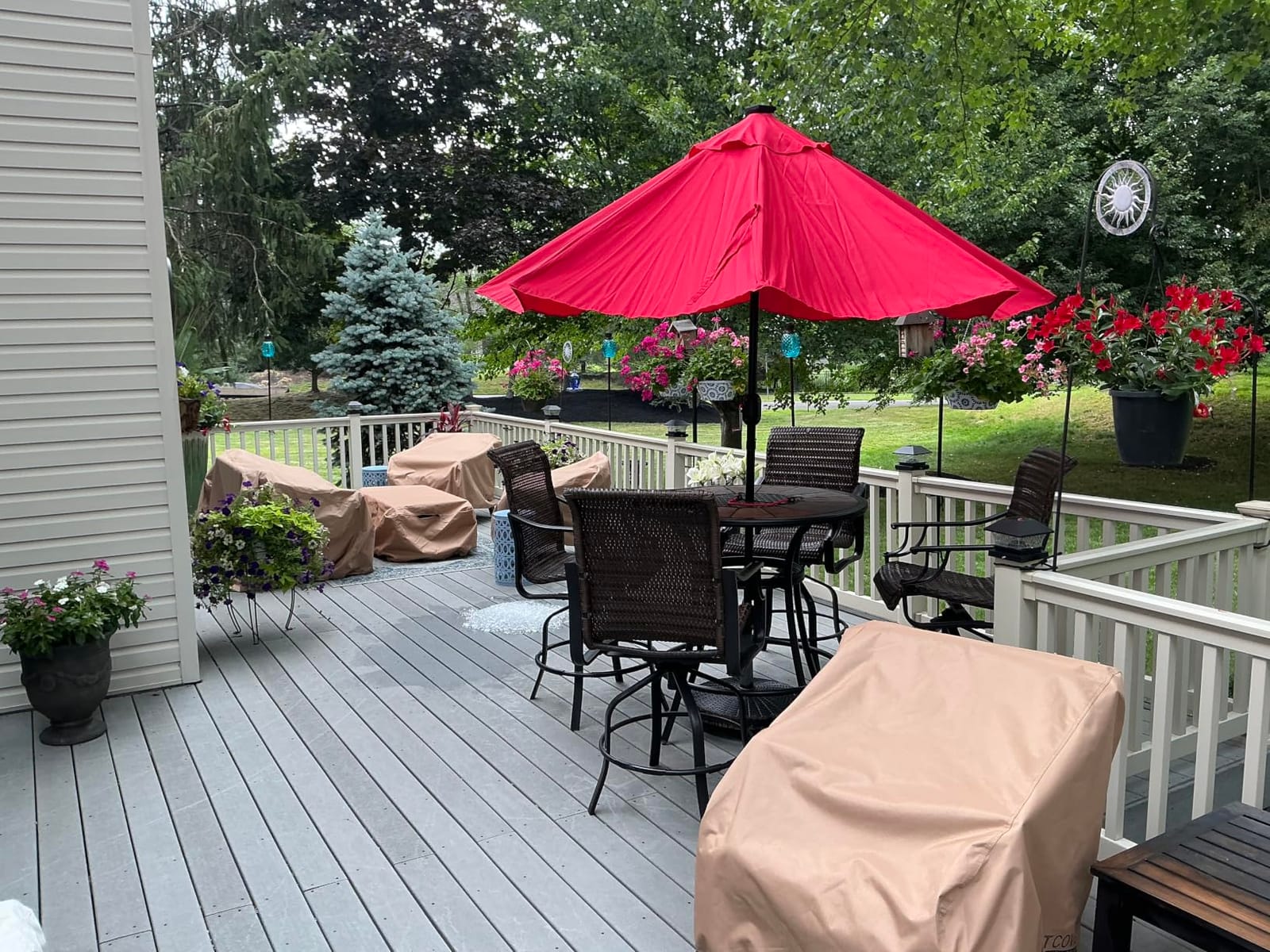 ULTCOVER Waterproof Patio Furniture Sofa Cover 60W x 35D x 35H in customer photo 2