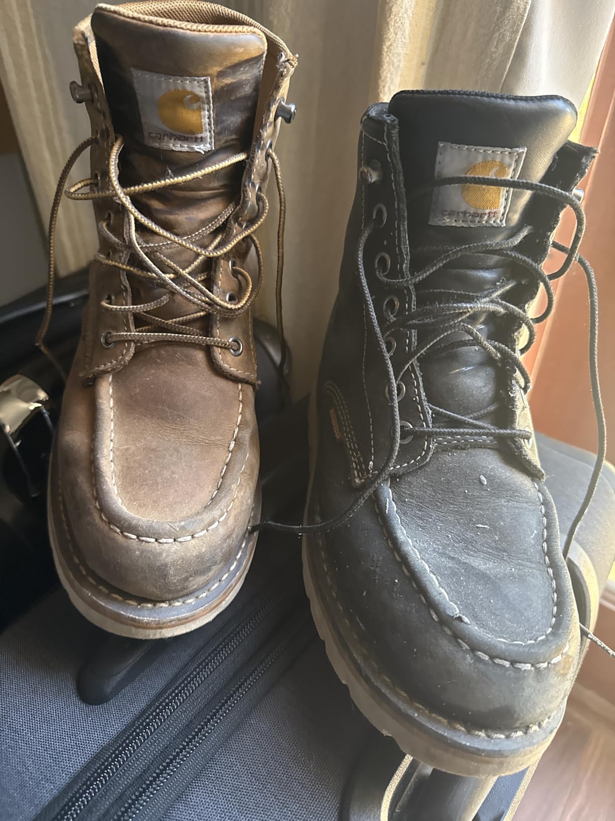 Carhartt Women's 6” Waterproof Moc Toe Boots - Premium Rugged Leather, Goodyear Welt, Insite Tech Comfort Footbed, and Dual-Density Rubber Outsole customer photo 1