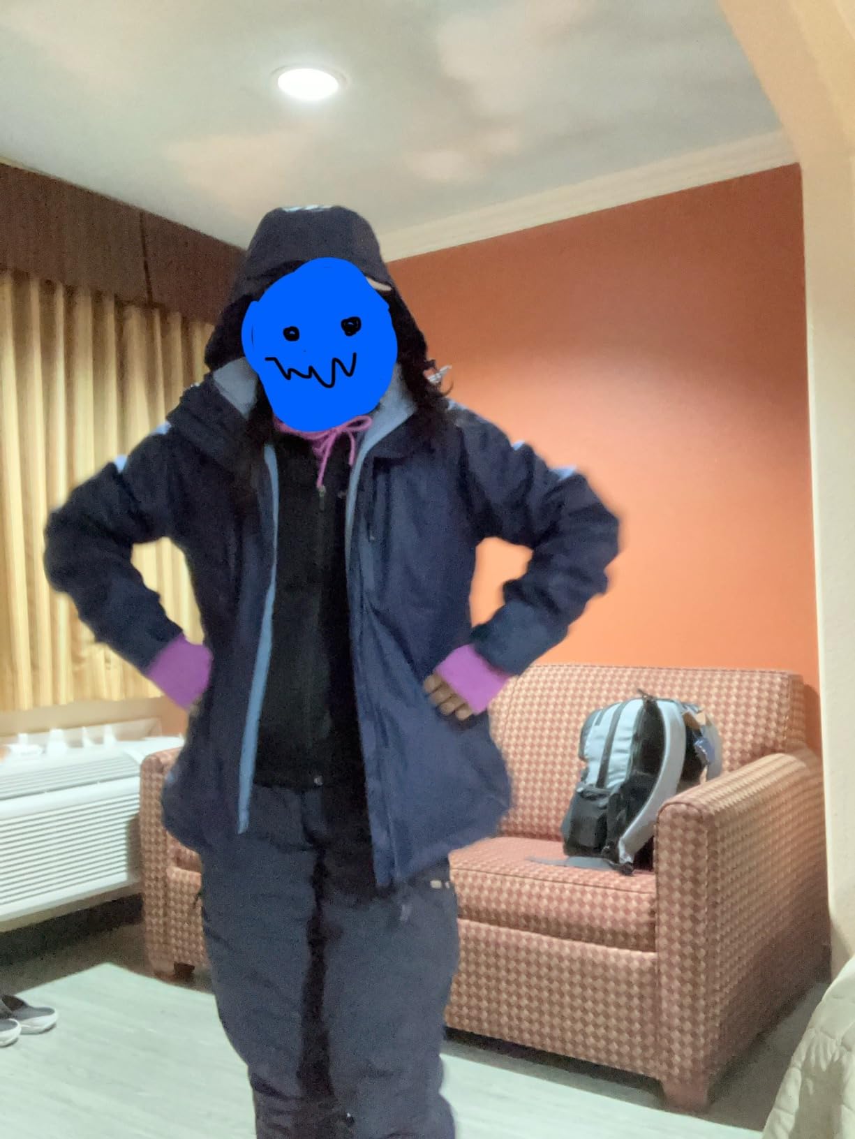 33,000ft Women's 3 in 1 Hooded Rain Jacket Waterproof Softshell Ski Coat customer photo 2