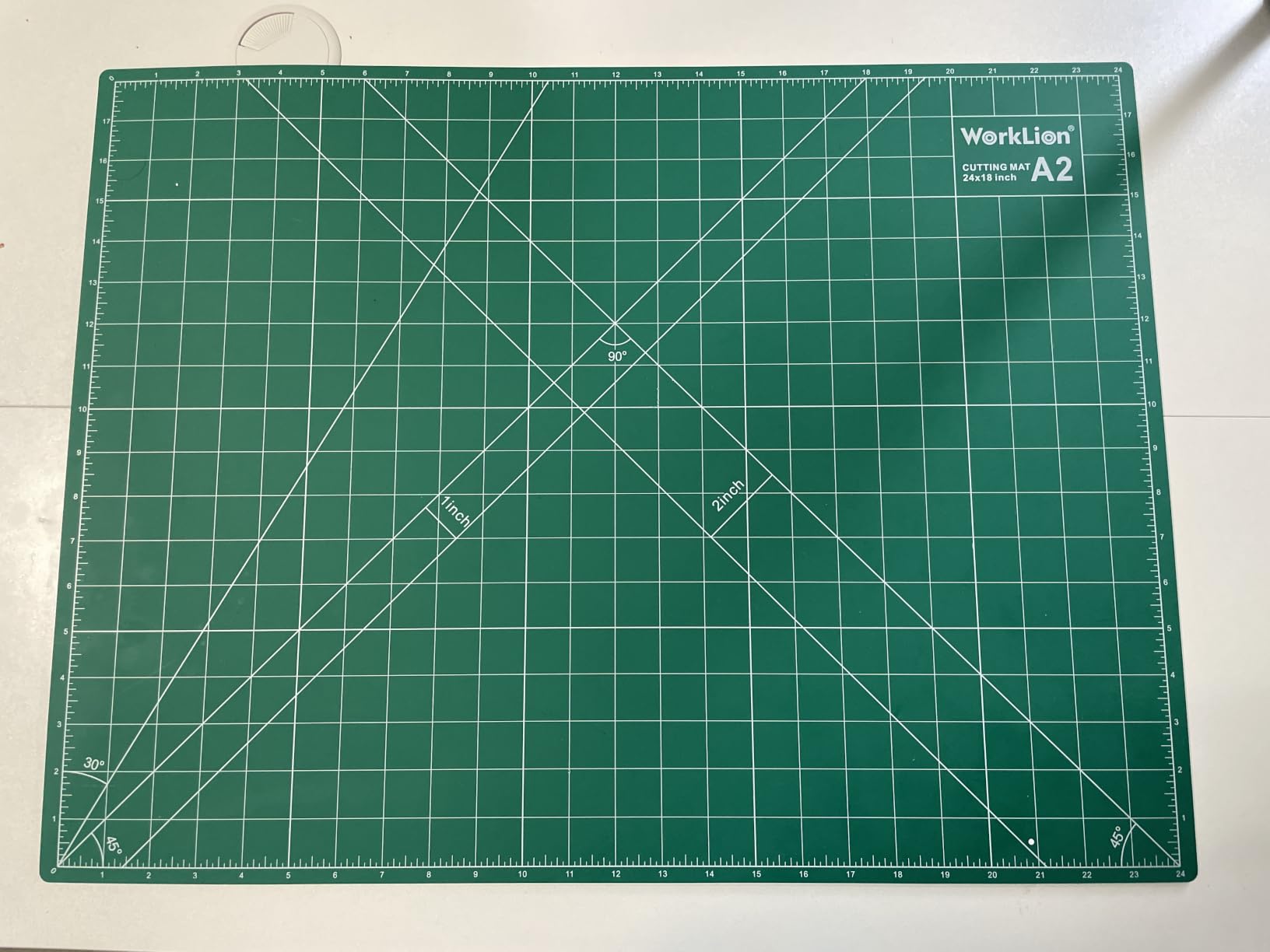 WORKLION Self Healing Cutting Mat: 24 x 36 inch Large Double Sided 5-Layer Gridded PVC Cut Mat for Sewing & Quilting & Scrapbooking customer photo 2