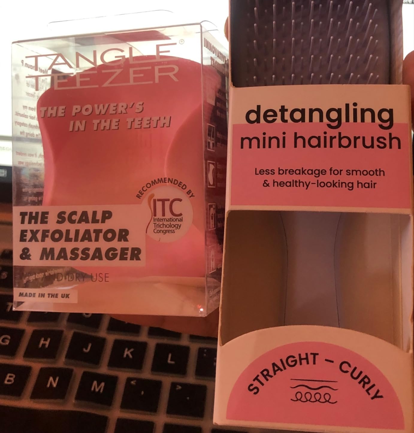 Tangle Teezer Scalp & Shampoo Brush to Exfoliate & Massage, Lavender Purple customer photo 2
