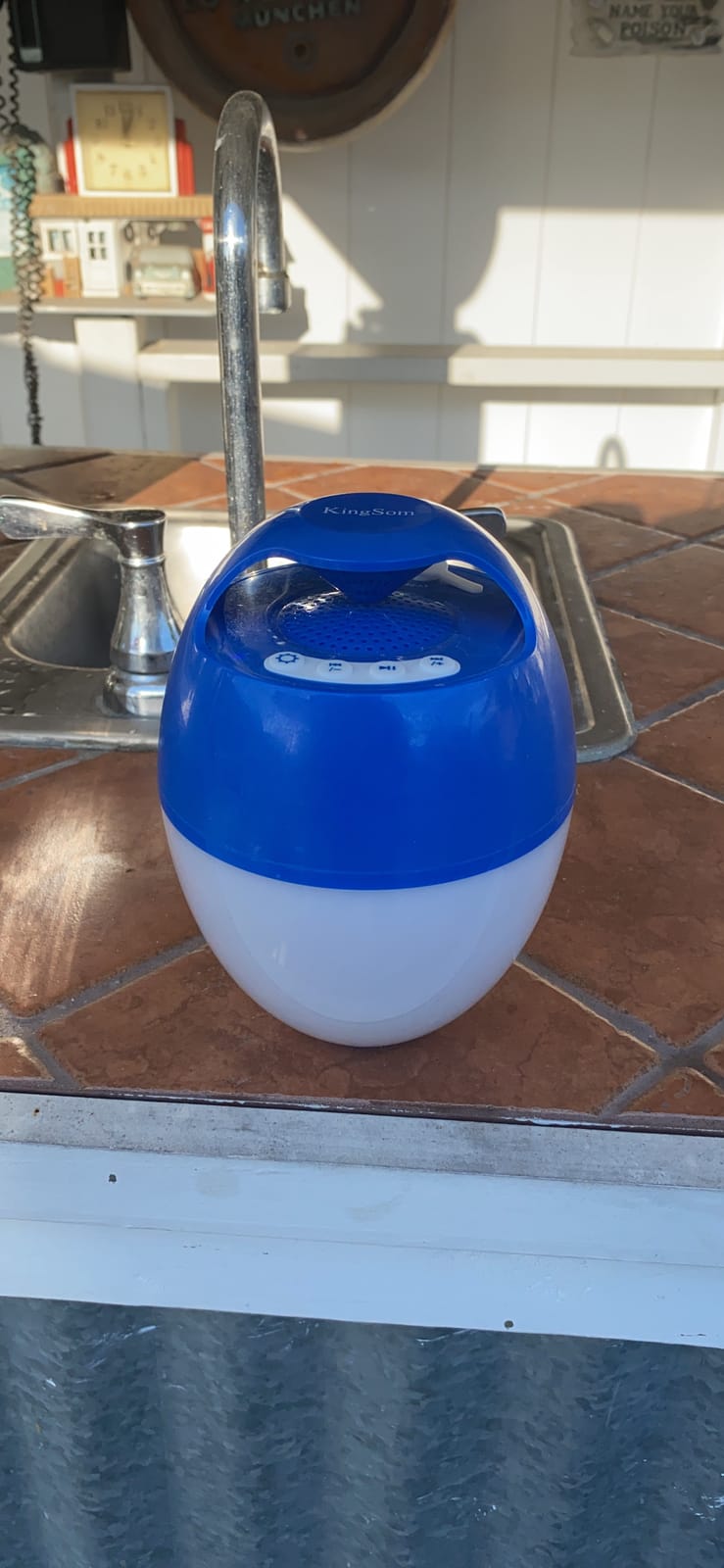 KingSom Portable Bluetooth Pool Speakers with Colorful Lights customer photo 2