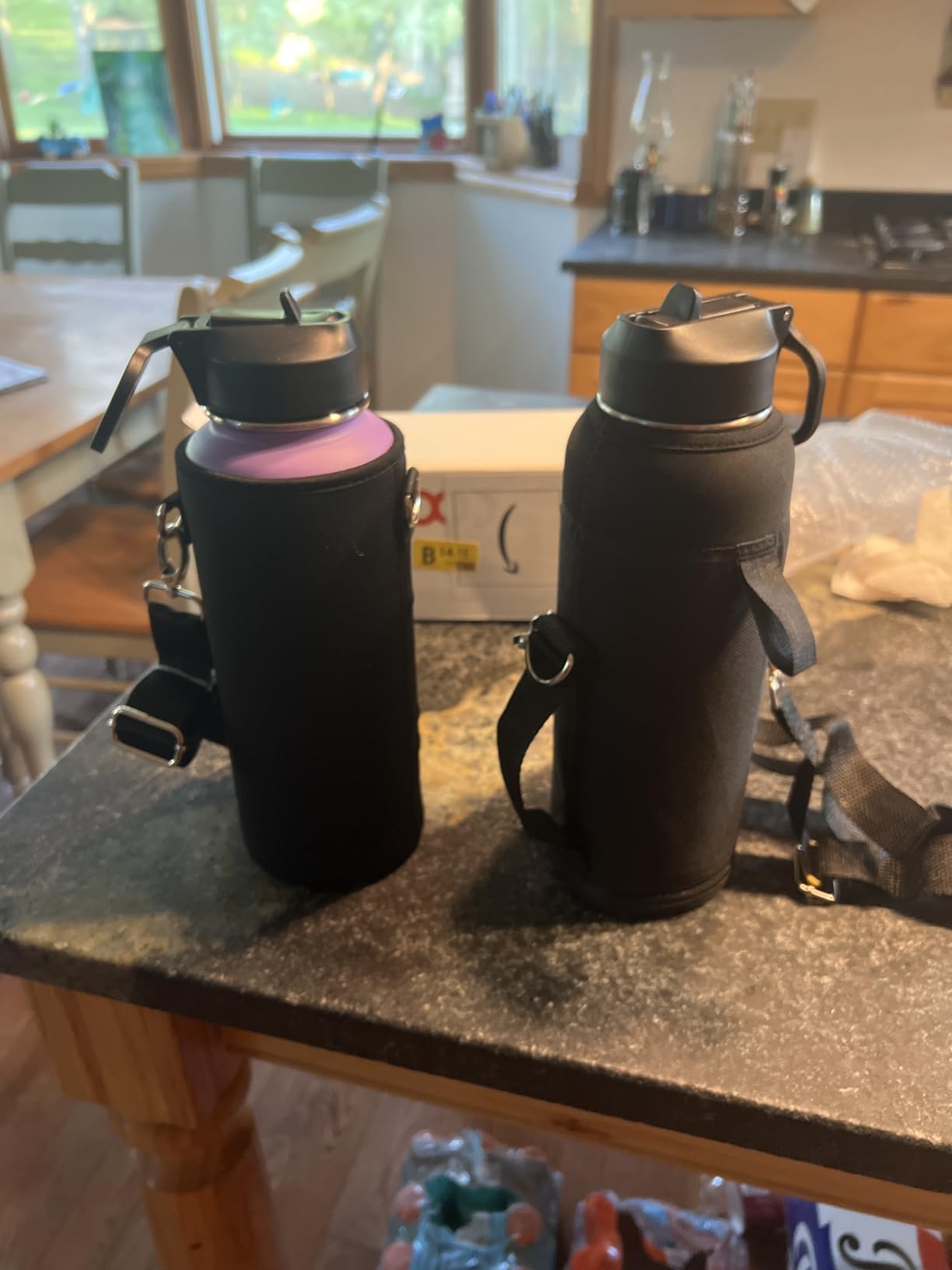Coolflask Half Gallon Water Bottle Insulated with Straw & 3 Leakproof Lids customer photo 1