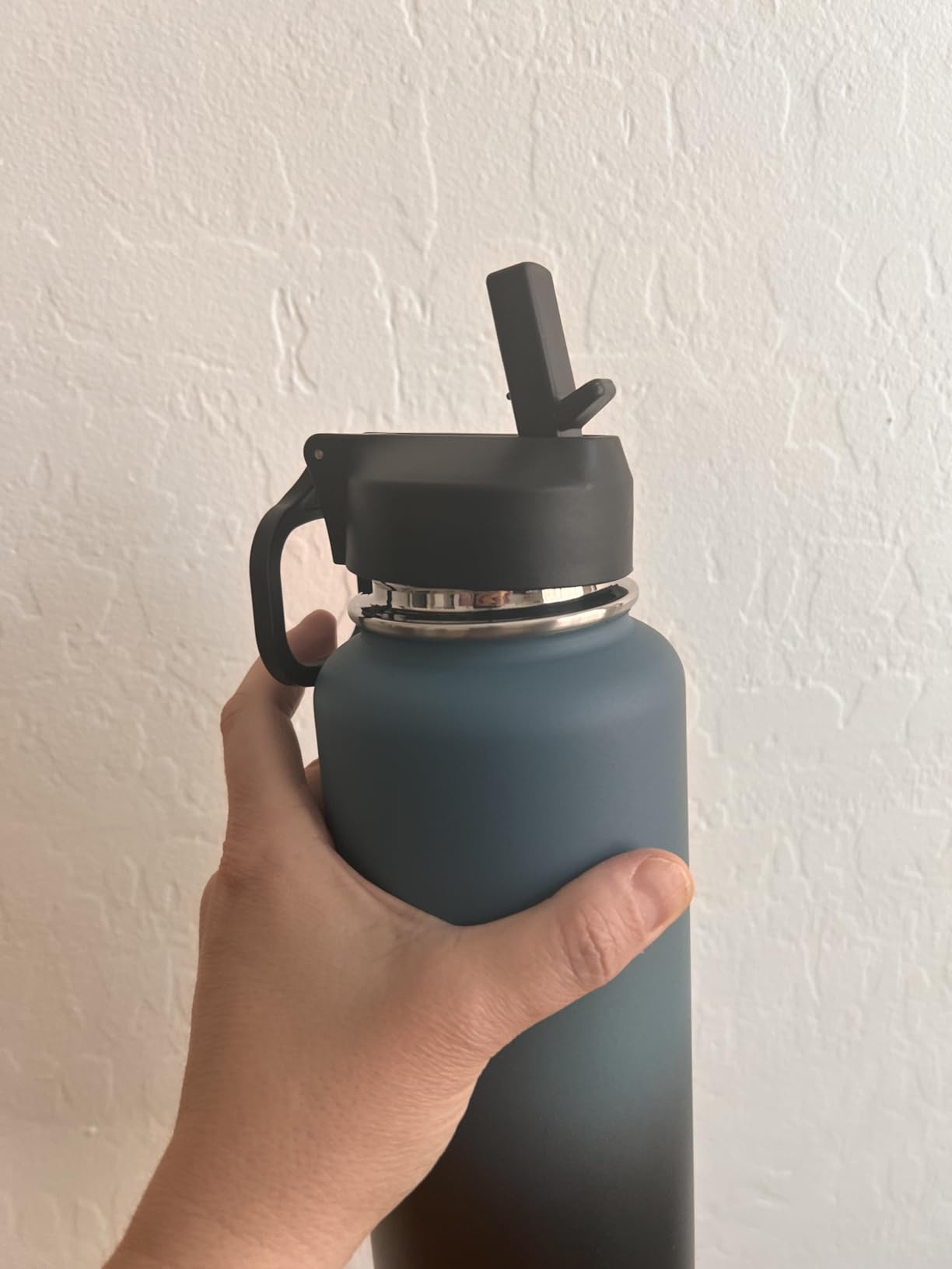 Coolflask Half Gallon Water Bottle Insulated with Straw & 3 Leakproof Lids customer photo 2