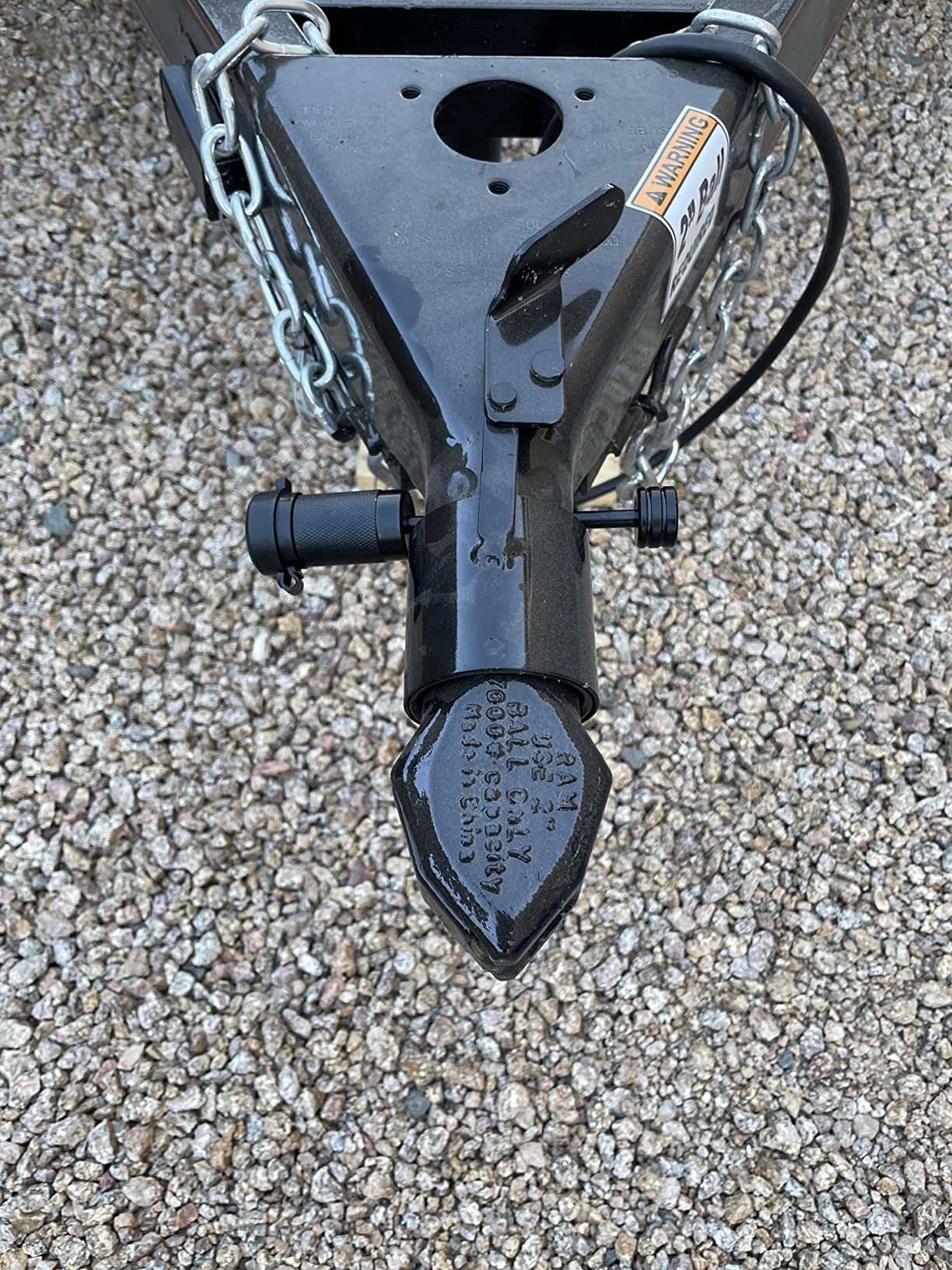 METOWARE Trailer Tongue Coupler Lock 1/4
