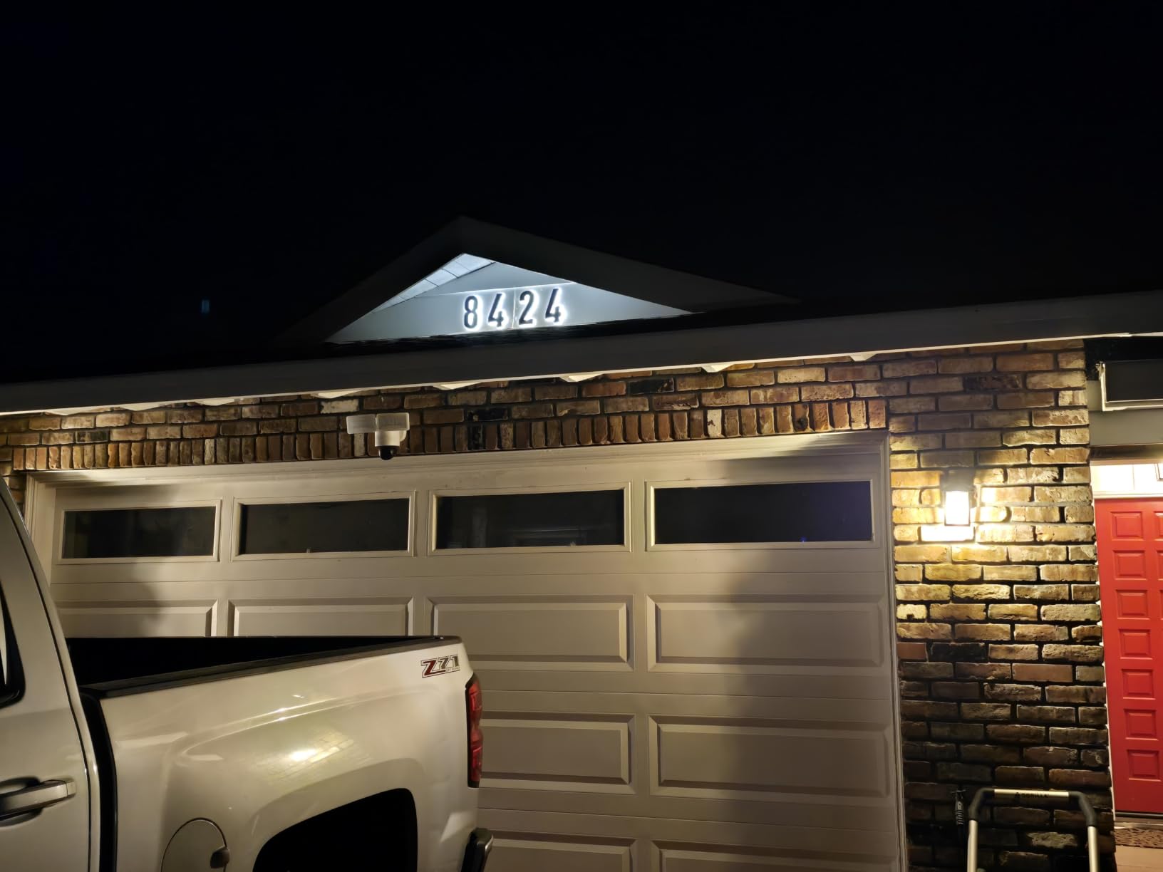 LMP 12V DC Low Voltage Led House Address Numbers | 8 Inches, Modern Lighted House Numbers glow at night, Waterproof Corrosion Resistant, Easy to Install customer photo 1