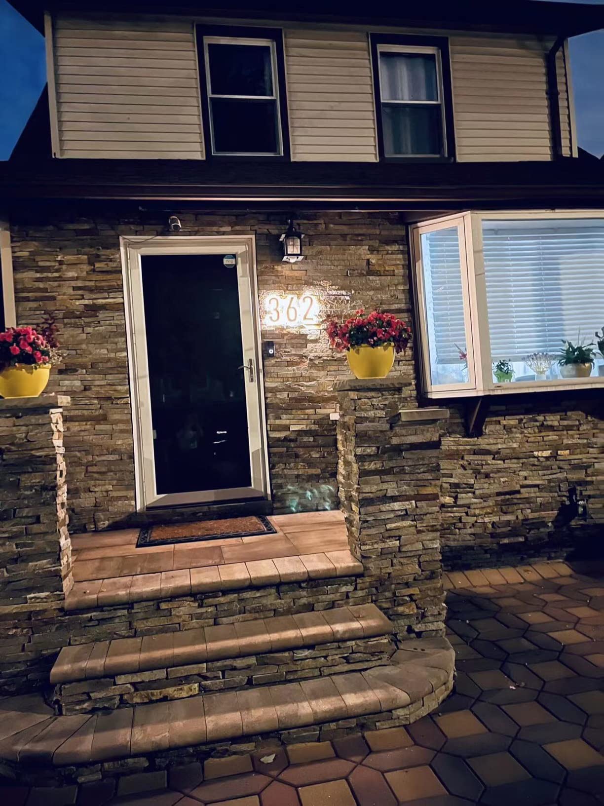 LMP 12V DC Low Voltage Led House Address Numbers | 8 Inches, Modern Lighted House Numbers glow at night, Waterproof Corrosion Resistant, Easy to Install customer photo 2