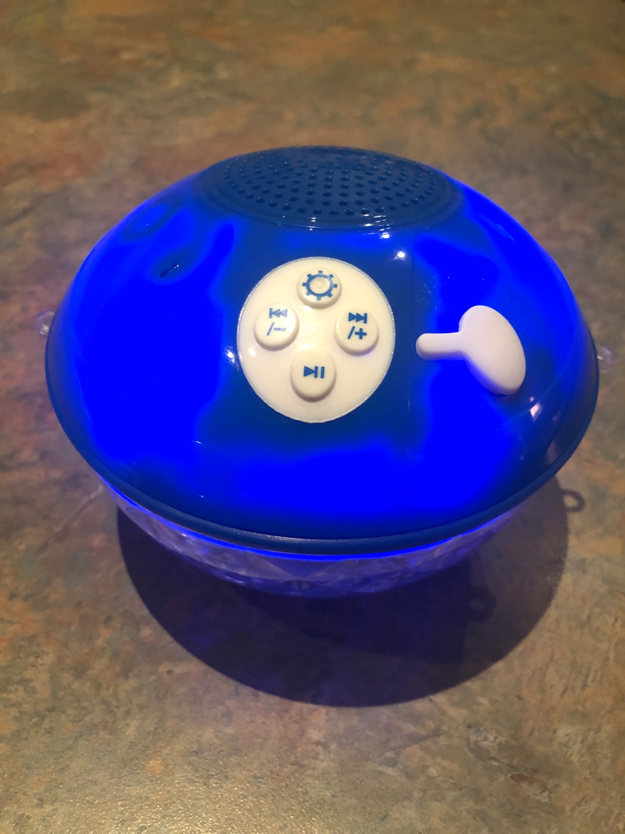 Floating Pool Speaker With Lights, Portable Bluetooth IP68 Waterproof Hot Tub Speaker for Outdoor Sports Home Party, Louder Volume, Rich Bass, Mic, 82 ft Wireless Range customer photo 1