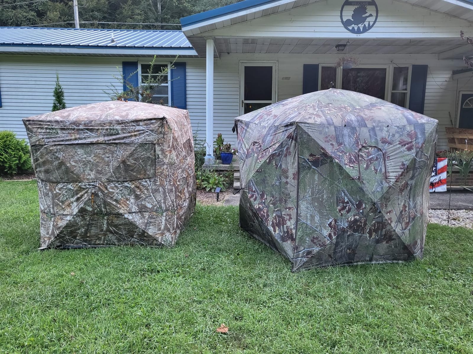 Barronett Blinds® Feather Five, Portable Hunting Blind, Huge Interior, Lightweight, 4-Person, Bloodtrail® Backwoods, 72” x 84” x 84”, FF500BW customer photo 2