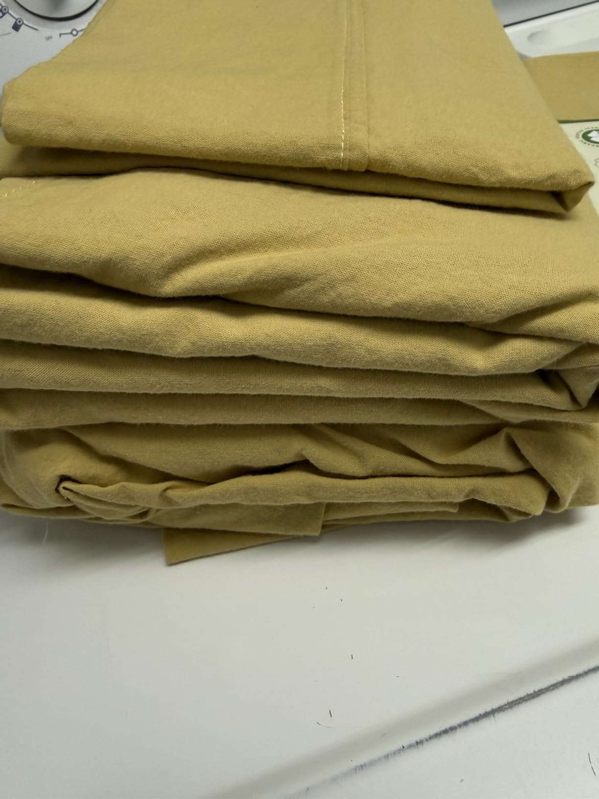 LANE LINEN King Sheets 100% Organic Cotton 4pc Percale Cooling Soft - White customer photo 1