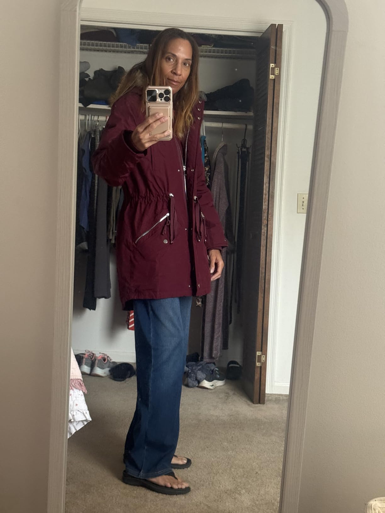 ROYAL MATRIX Women's Winter Coats Fleece Lined Parka Jacket Hooded Long Winter Warm Parka Coat with Pockets customer photo 1