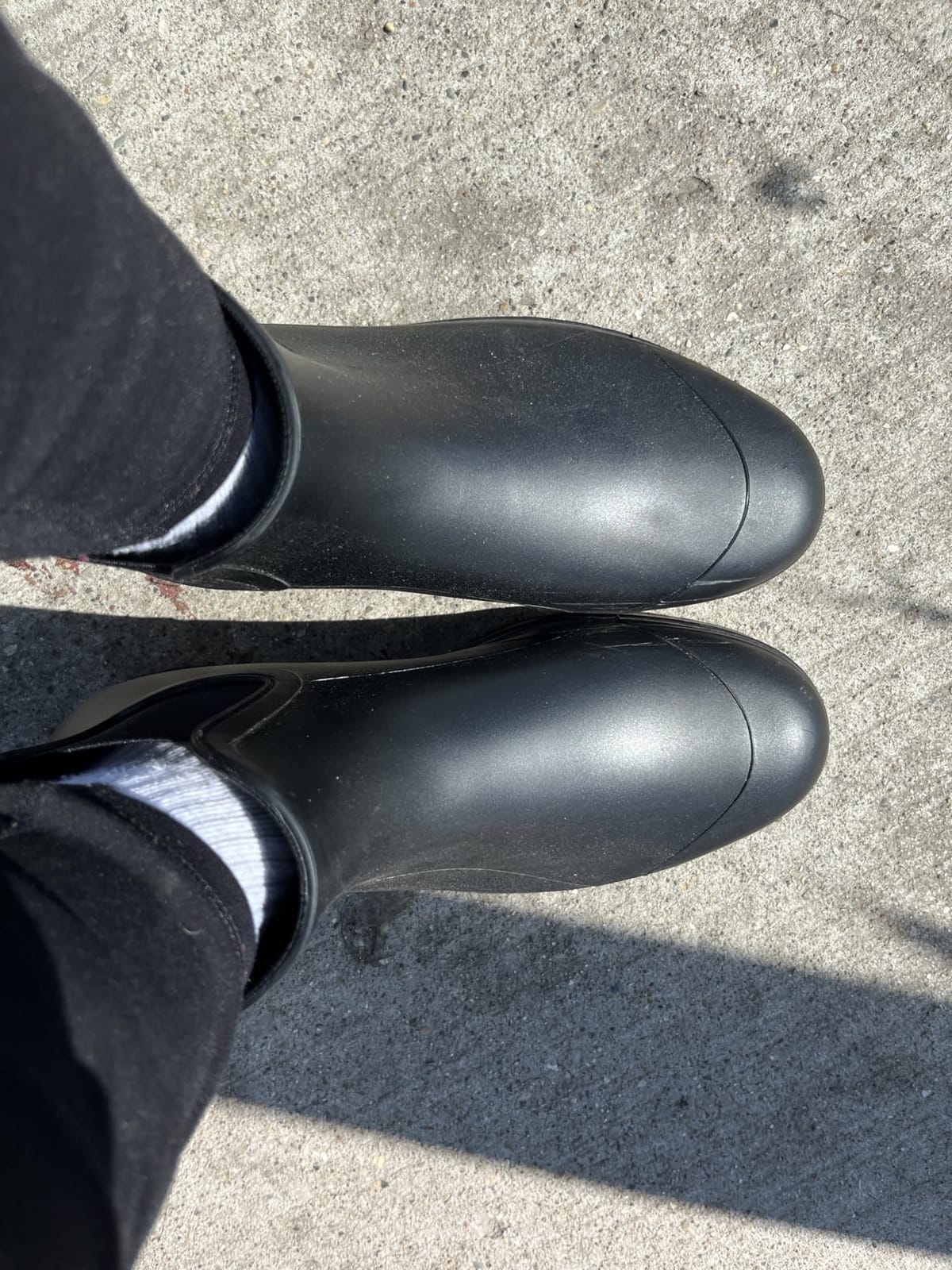 planone Fashion Short Rain Boots for Women Waterproof Chelsea Ankle Boots customer photo 1