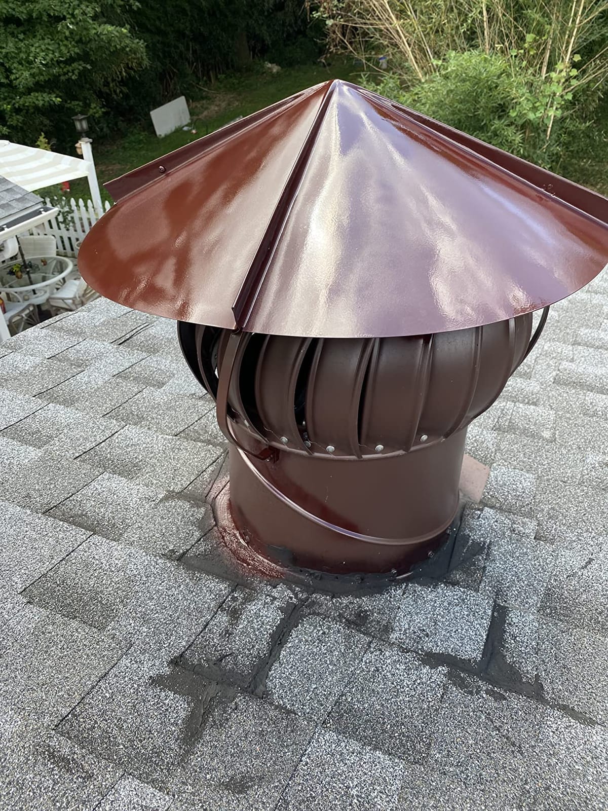RDP Galvanized Cone Top Chimney Cap with Screen | Made in USA (12 Inch) customer photo 2