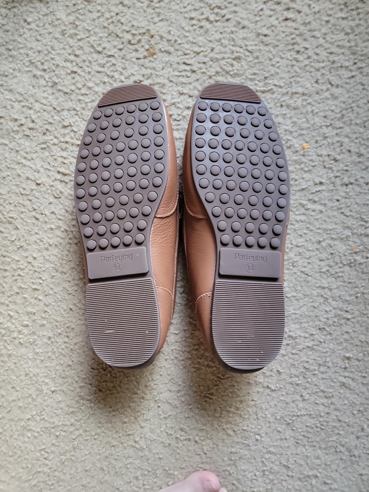 Men's Cozy Australian Sheepskin Suede Moccasin Slippers customer photo 1