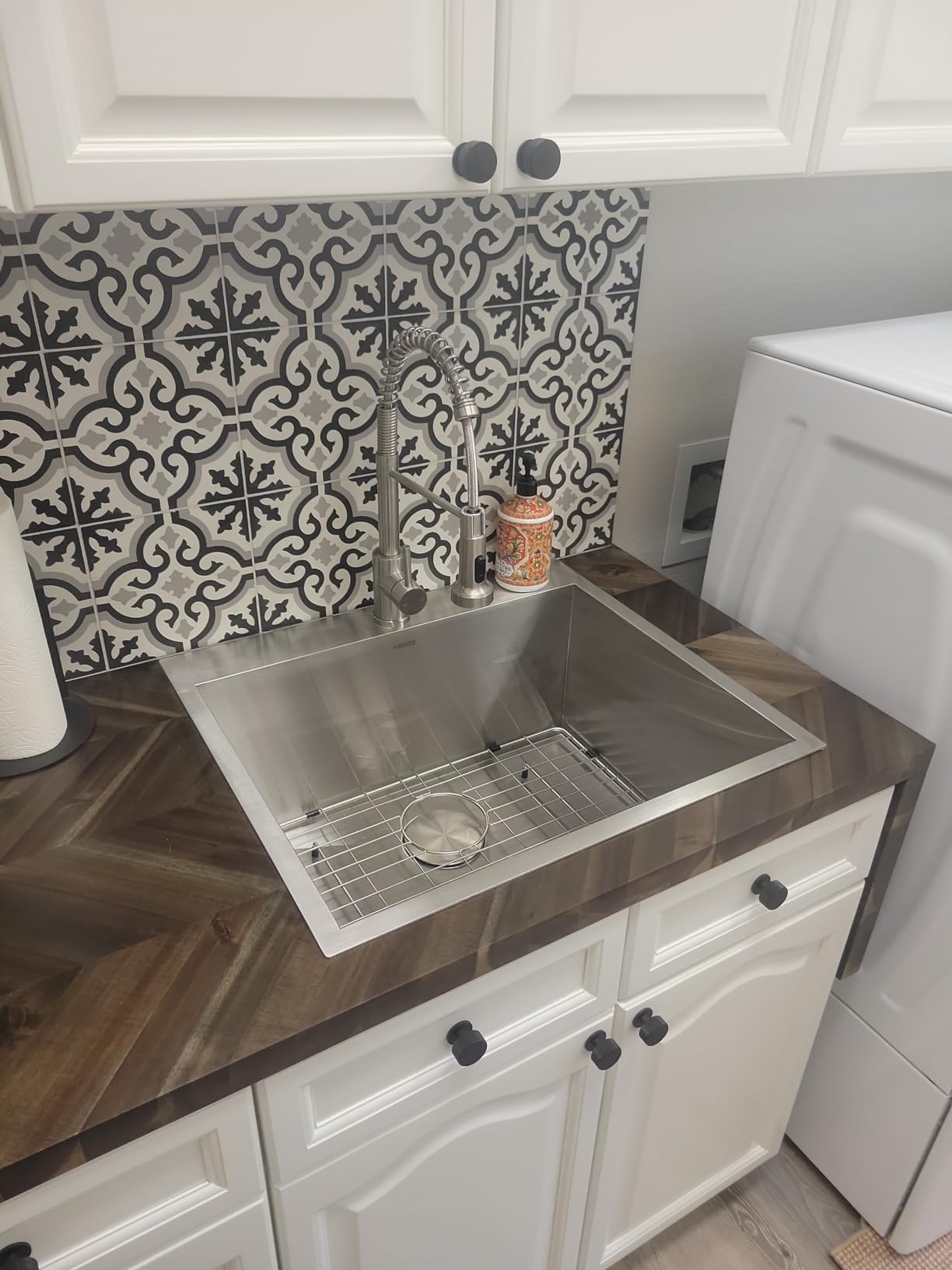Kichae 25 Inch Laundry Sink Drop In Deep Utility Sink 12