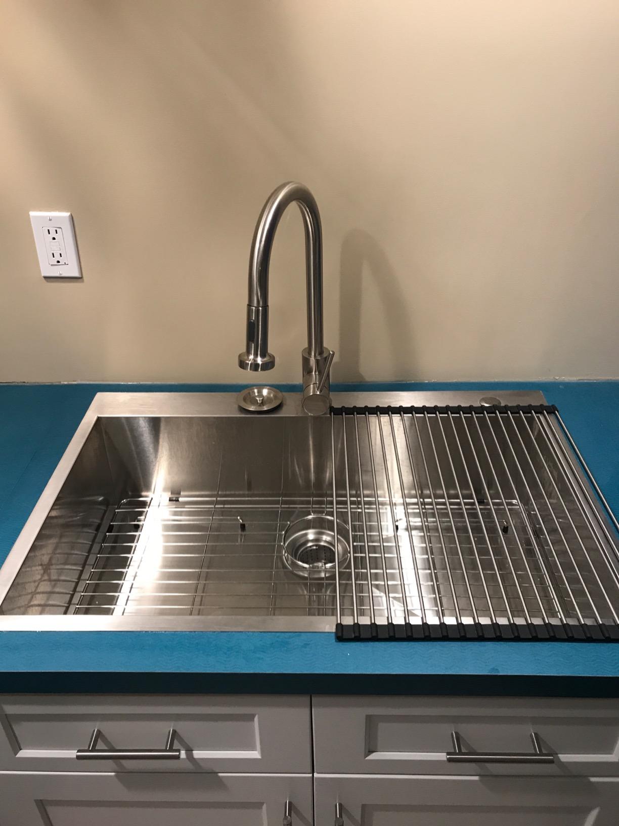 Kichae 25 Inch Laundry Sink Drop In Deep Utility Sink 12
