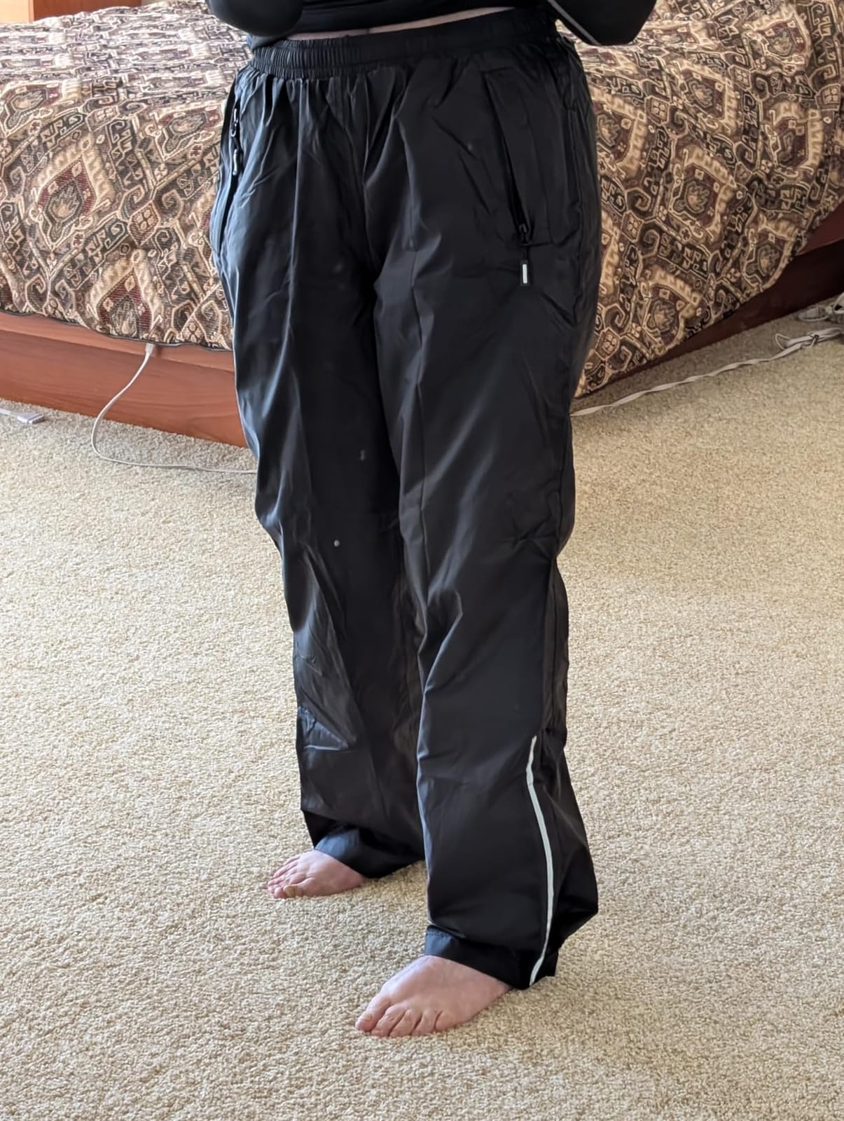 Outdoor Ventures Women's Rain Pants Packable Waterproof Hiking Pants customer photo 2