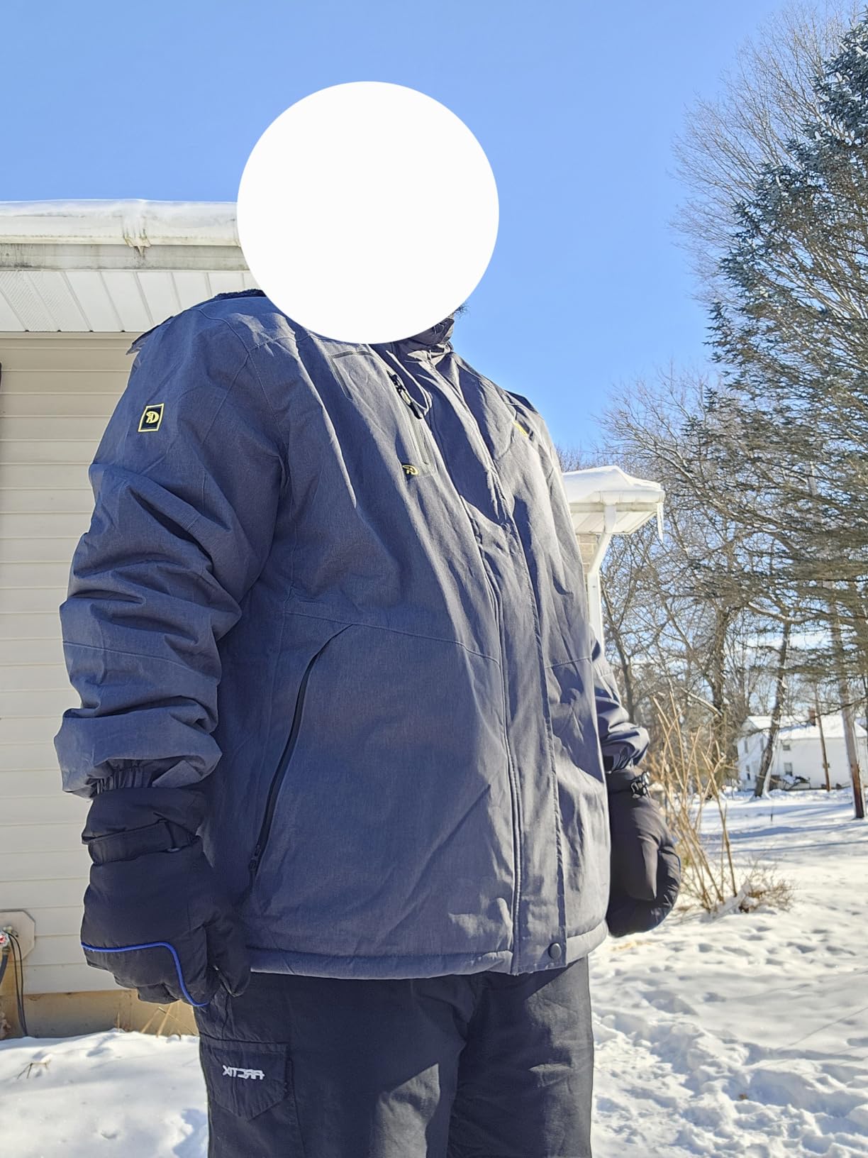 QPNGRP Mens Waterproof Ski Snowboard Jacket Winter Windproof Snow Coat customer photo 1