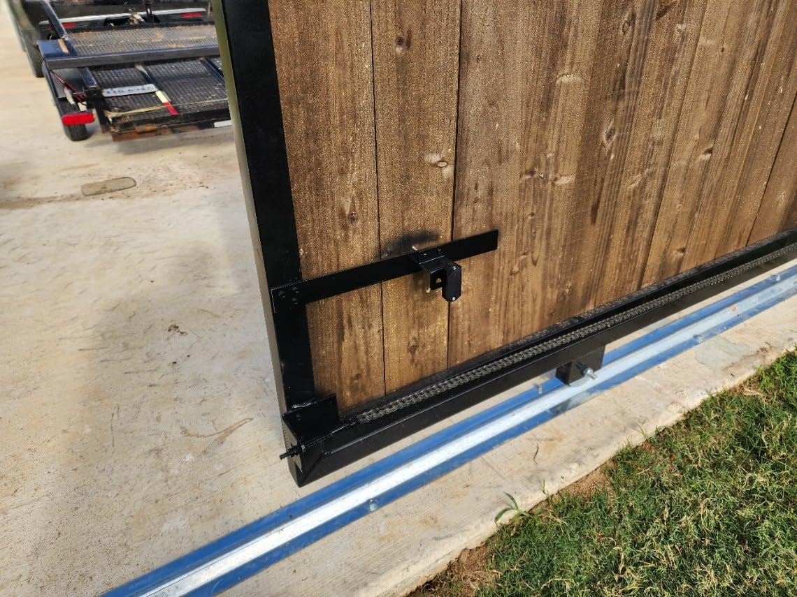 JIELI JY7 Automatic Sliding Gate Opener with 4 Remote Controls, Gate Operator Hardware Kit for Sliding Gate up to 1400 Pounds,Electric Rolling Driveway Slide Gate Motor customer photo 1