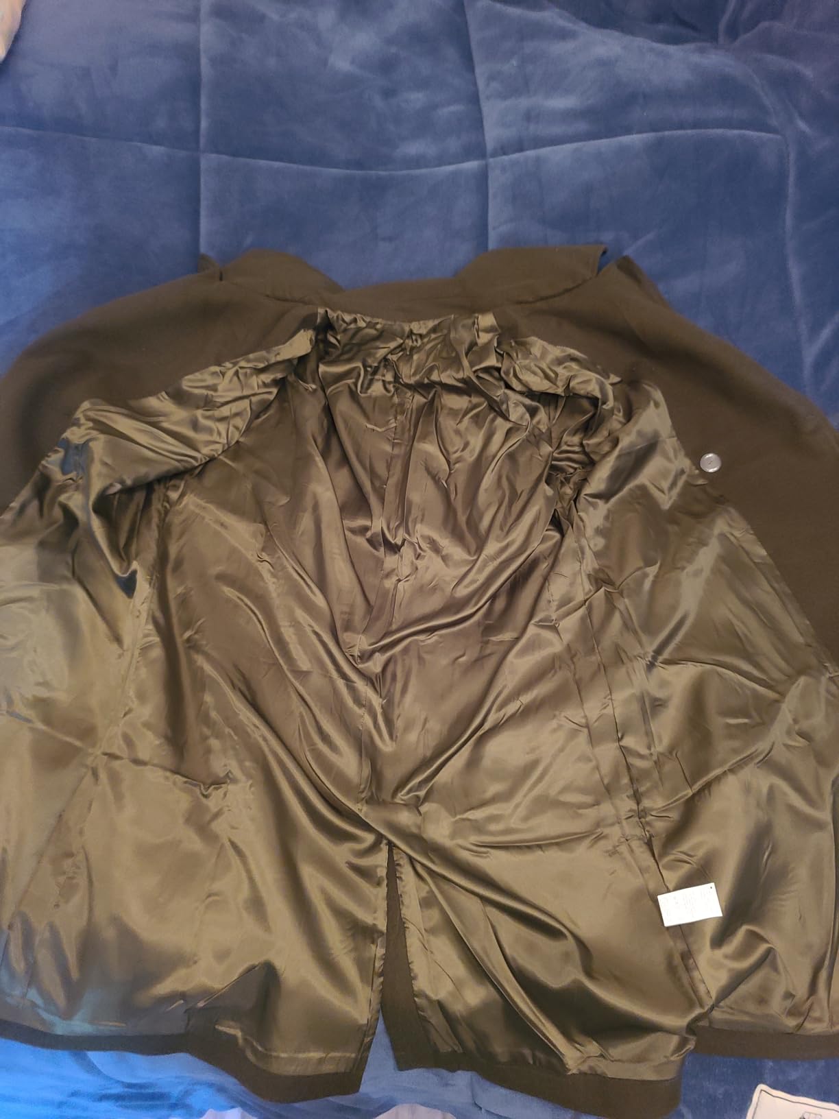 Makkrom Mens Double Breasted Trench Coat Business Casual Winter Overcoats customer photo 2