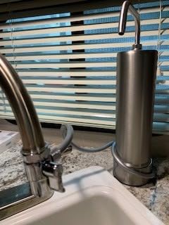 Countertop Water Filter, Stainless Steel 8000 Gal Filtration System customer photo 2